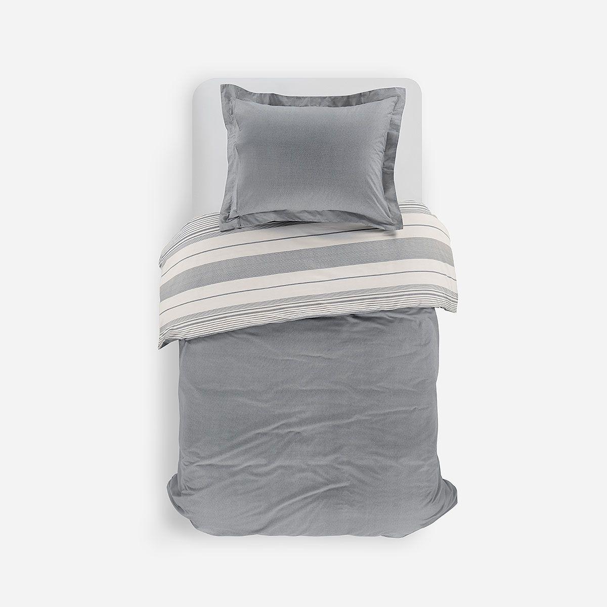 Funda Plumón Algodón Reversible Estampada Frigg 1,5 Plazas-1