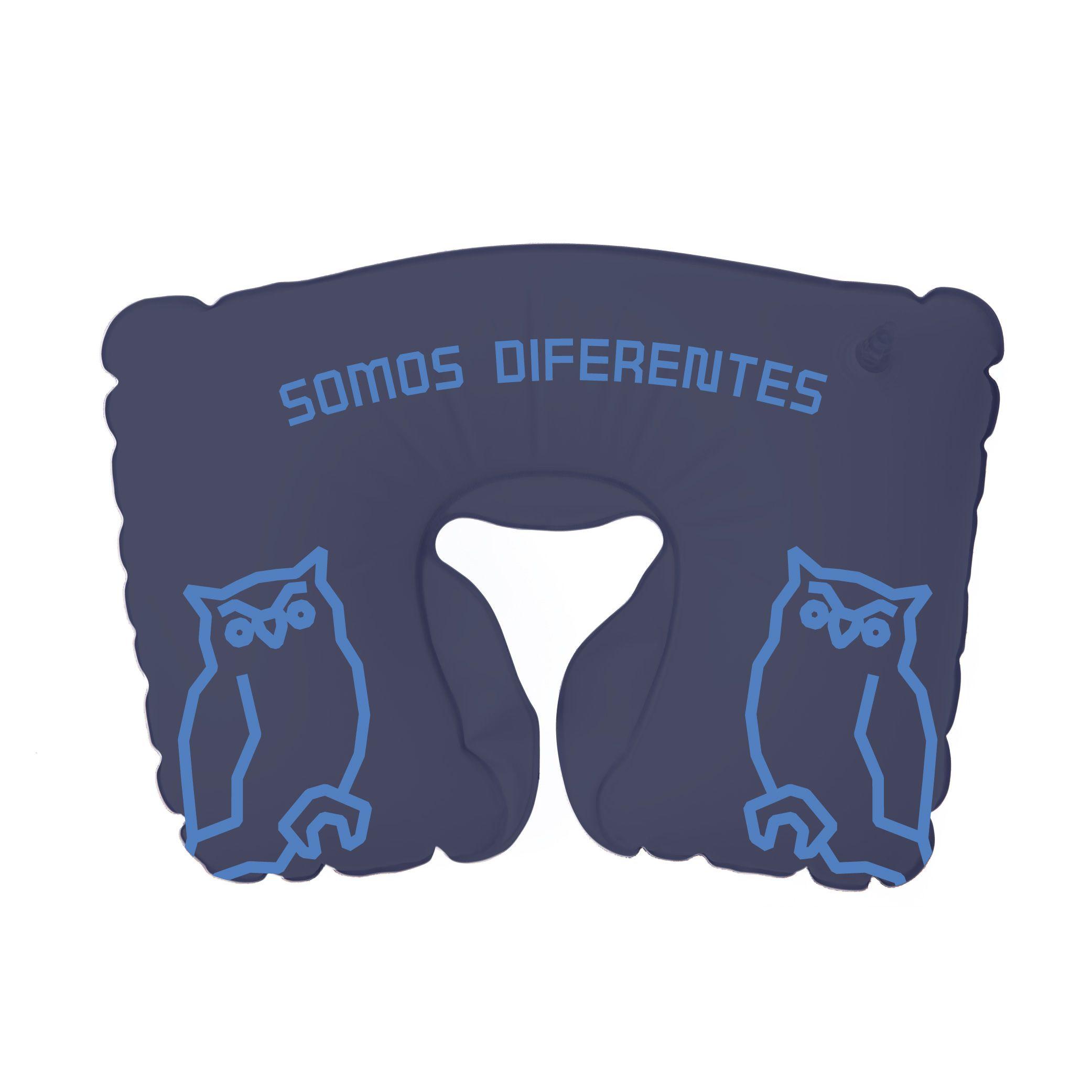 ALMOHADA APOYA CUELLO BÚHO "SOMOS DIFERENTES"-0