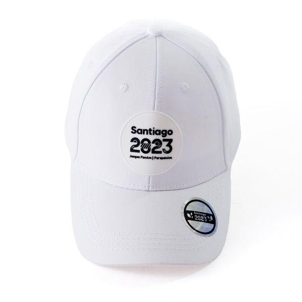 JOCKEY BLANCO LOGO NEGRO SANTIAGO 2023 FIU-0