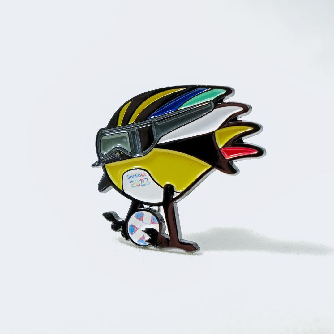 PIN MASCOTA PARAPANAMERICANOS  SANTIAGO 2023 FIU-2