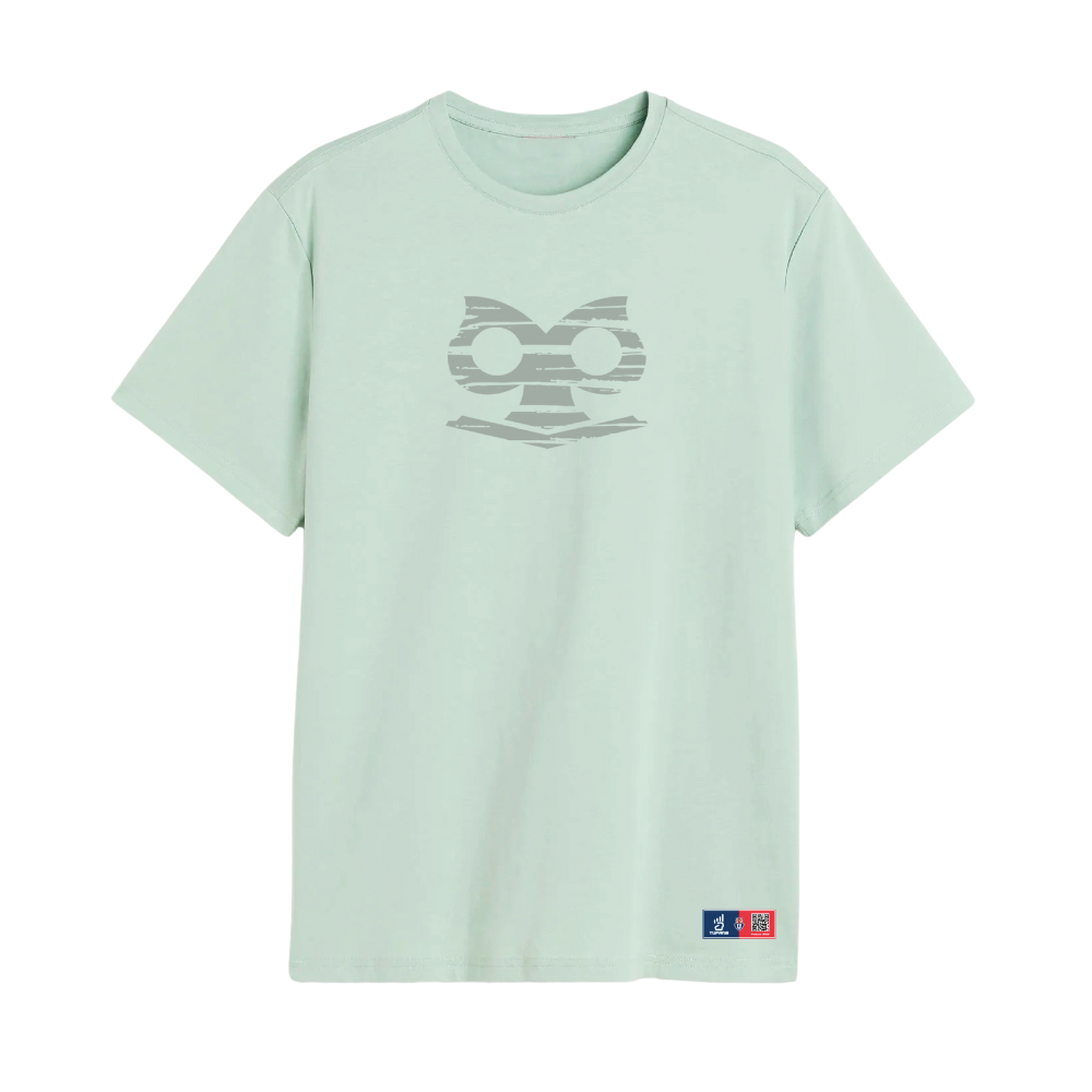 POLERA U DE CHILE VERDE AGUA CUELLO REDONDO BÚHO-0