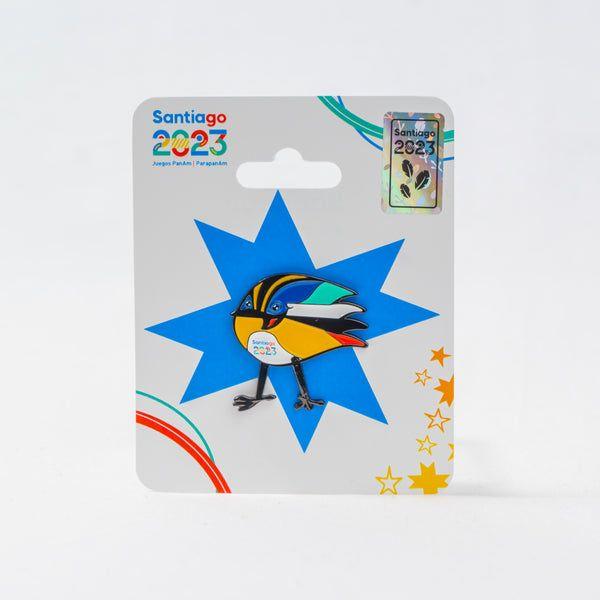 PIN MASCOTA JUEGOS SANTIAGO 2023-0