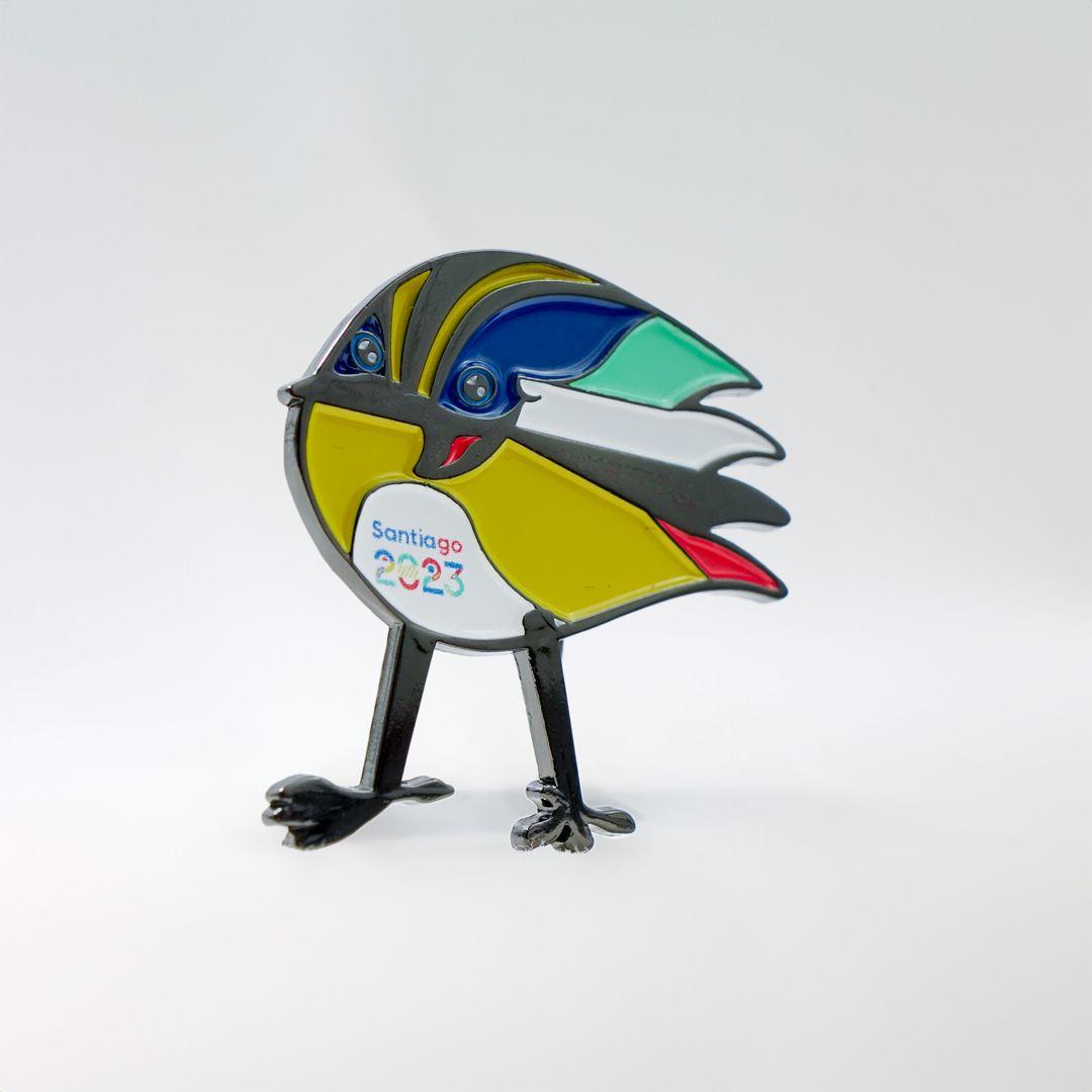 PIN MASCOTA JUEGOS SANTIAGO 2023-2