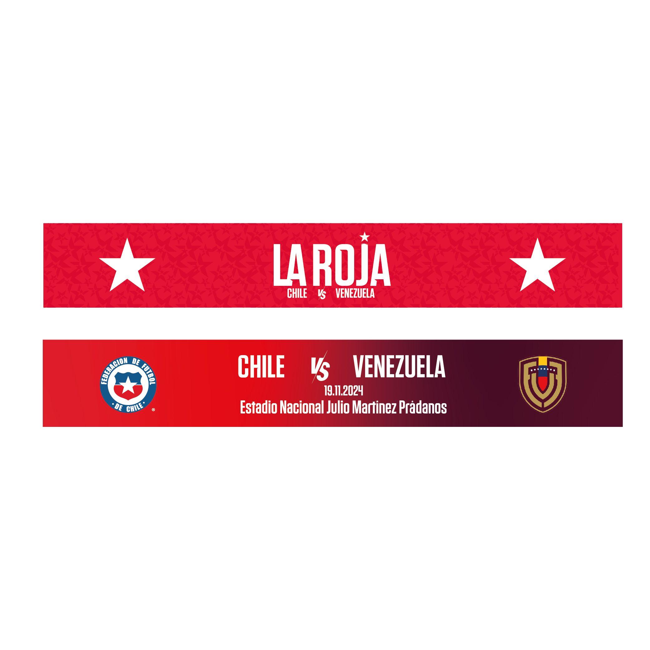 BUFANDA OFICIAL CHILE VS VENEZUELA 2024-2