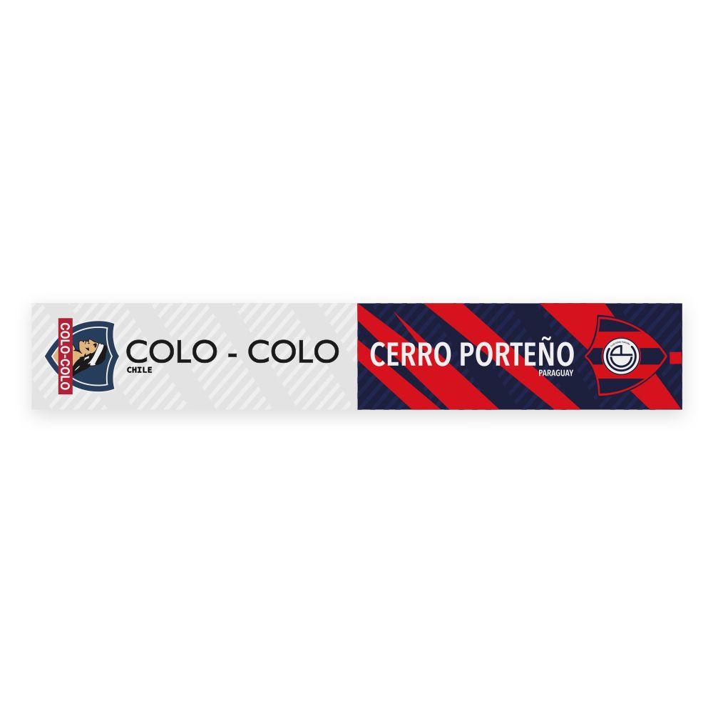 Bufanda Colo Colo VS Cerro Porteño *Edición especial-1