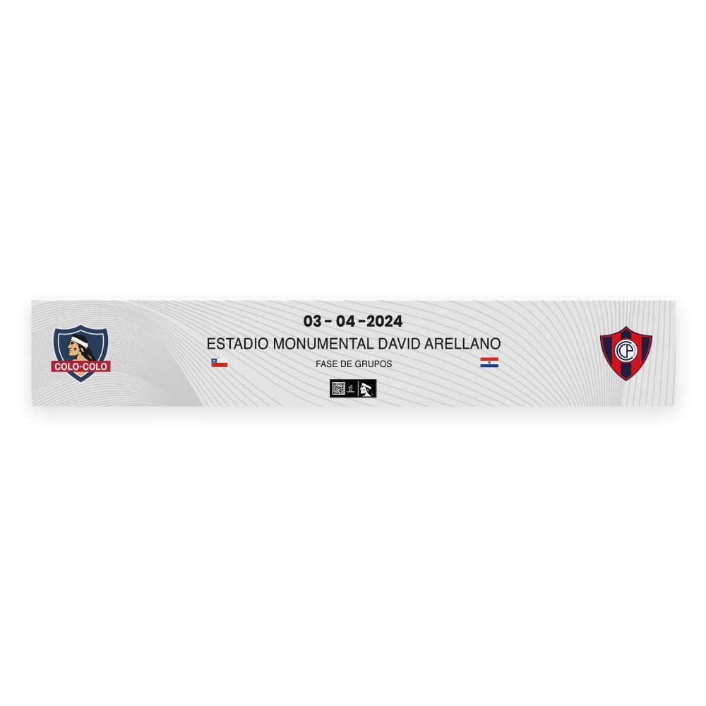 Bufanda Colo Colo VS Cerro Porteño *Edición especial-2