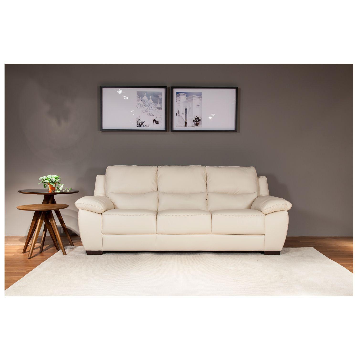Sofá Venti 3 Cuerpos By Natuzzi Group Beige-5