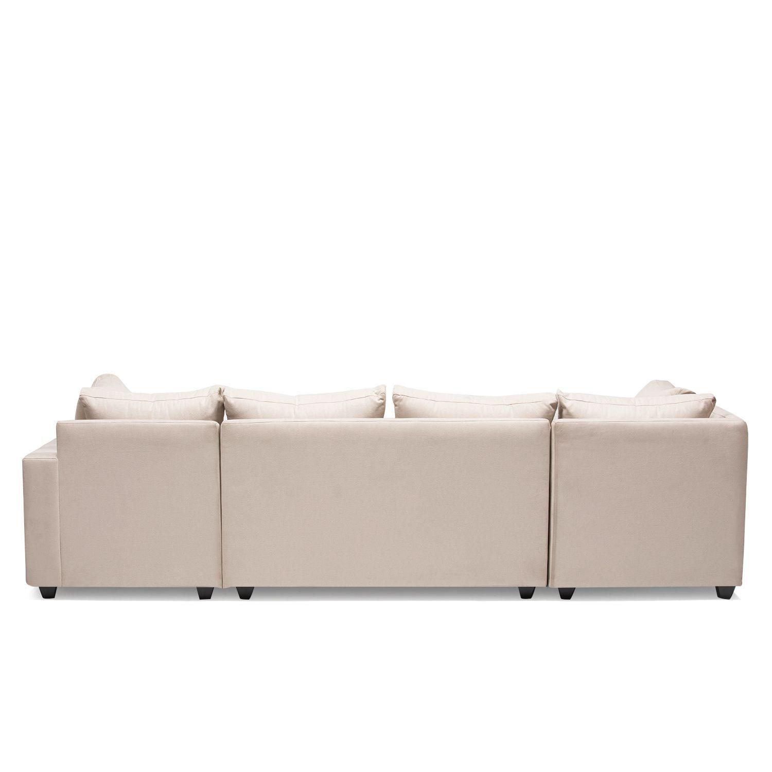Seccional Doble Chaise Venneto Beige-6