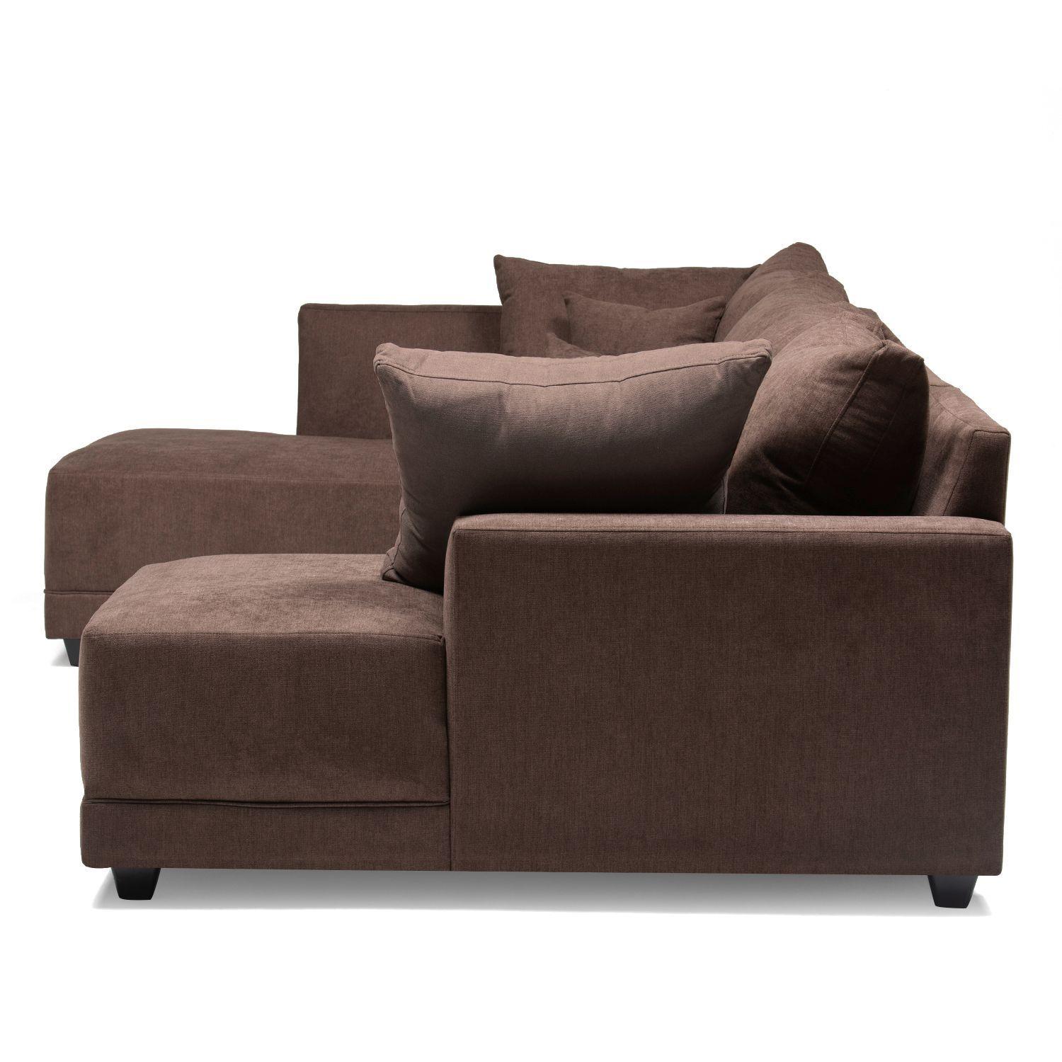 Seccional Doble Chaise Venneto Chocolate-4