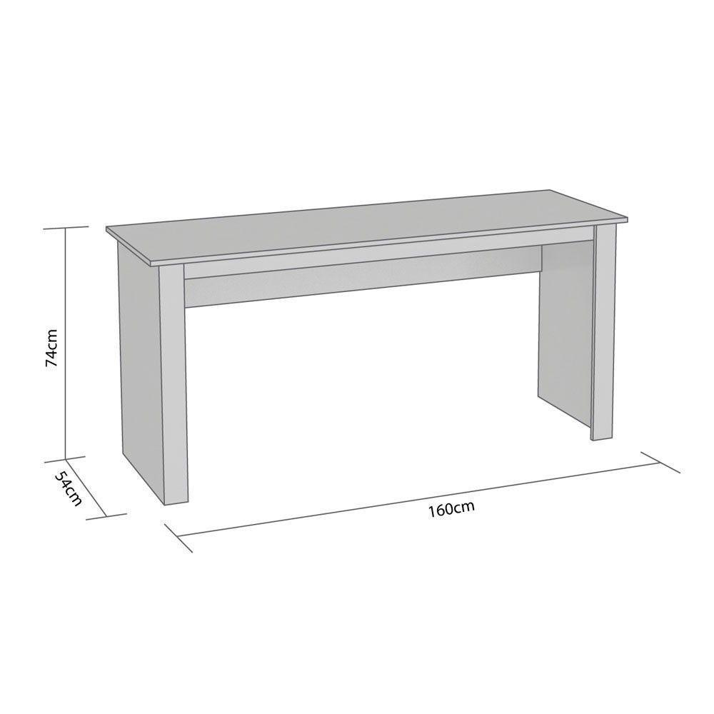 Escritorio Ejecutivo Blanco STESSO PLUS-2