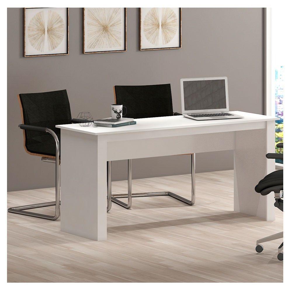 Escritorio Ejecutivo Blanco STESSO PLUS-1