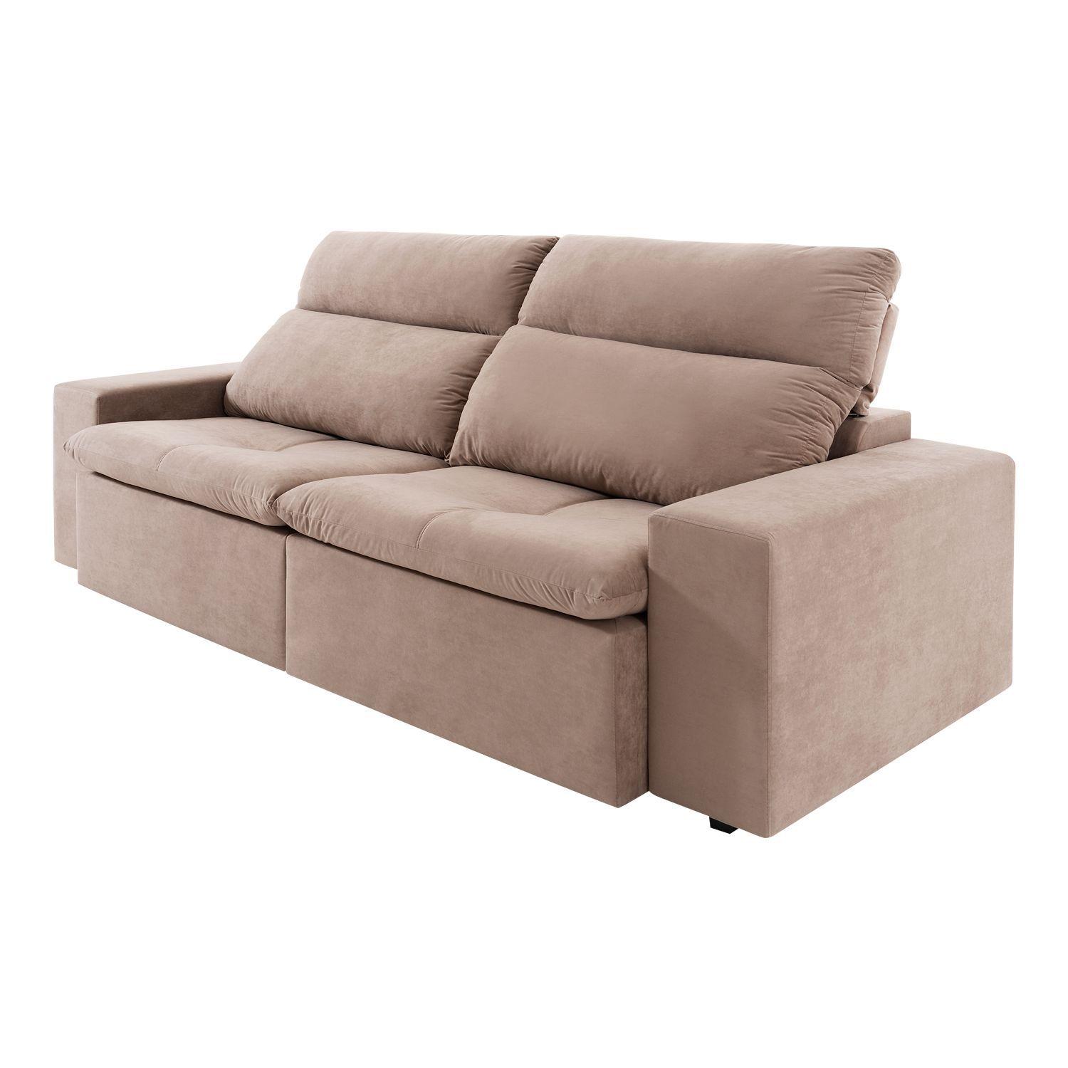 Sofá Massimo Reclinable Divano Beige -2