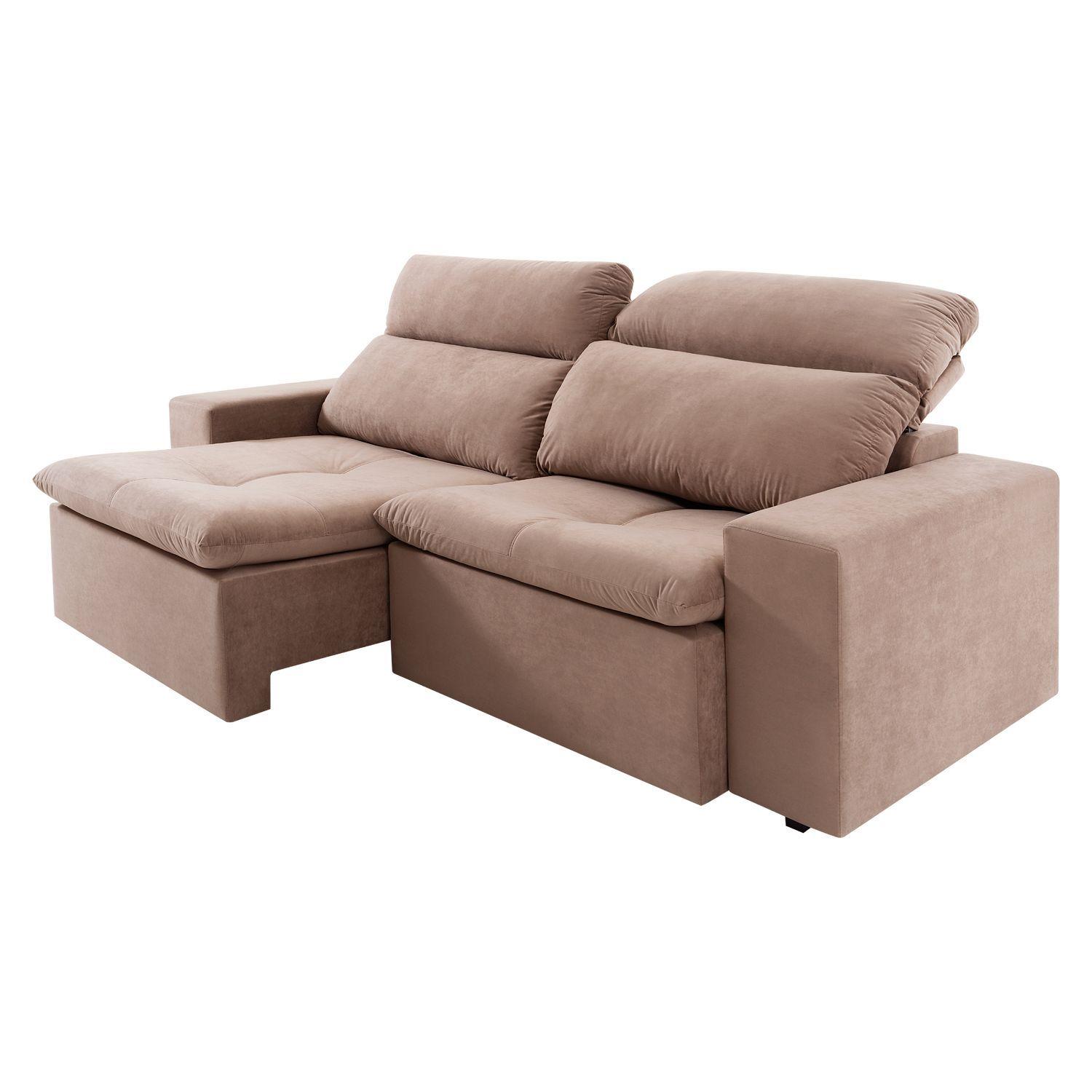 Sofá Massimo Reclinable Divano Beige -1