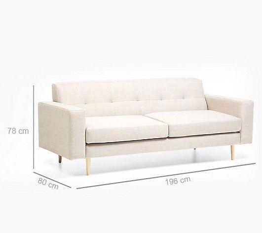Sofá Vendremo 3 Cuerpos Beige-2