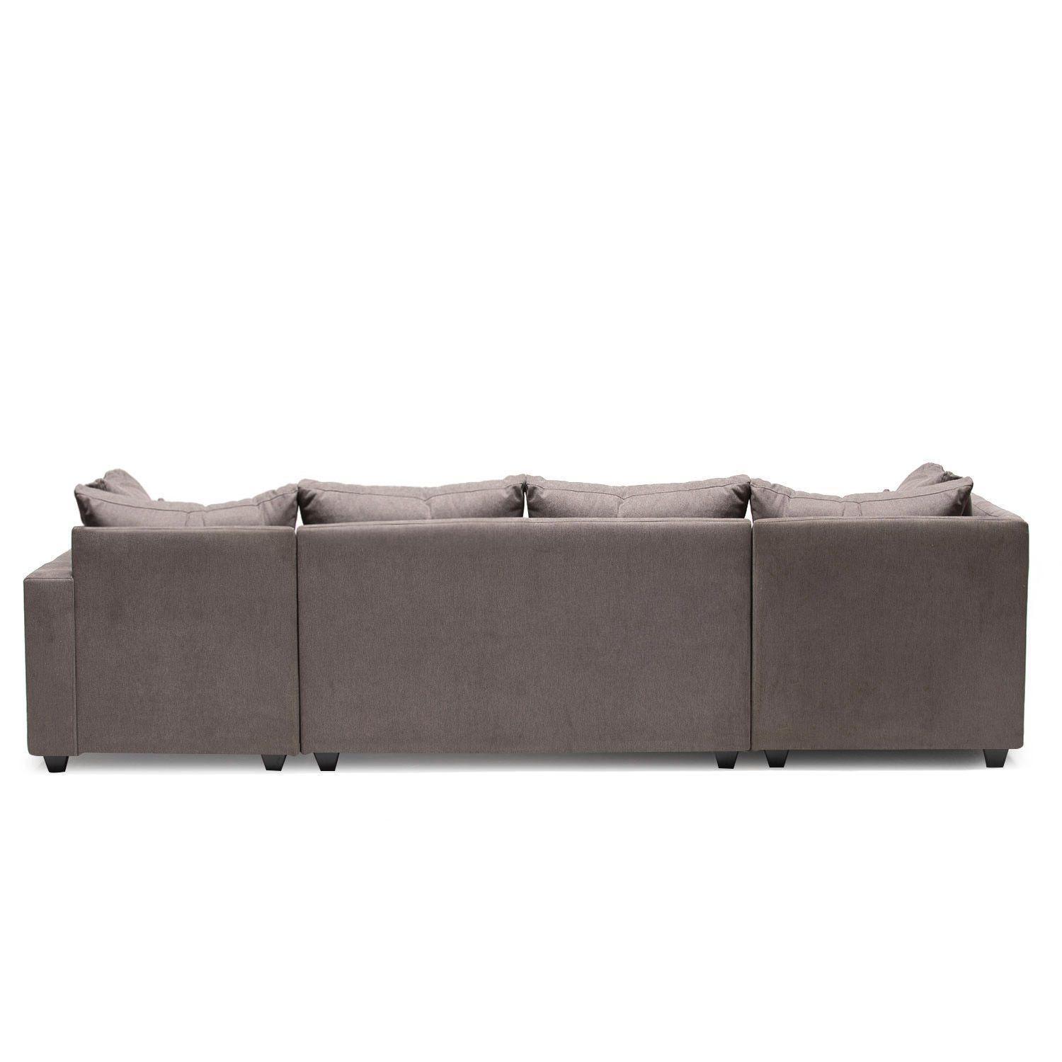 Seccional Doble Chaise Venneto Gris-6