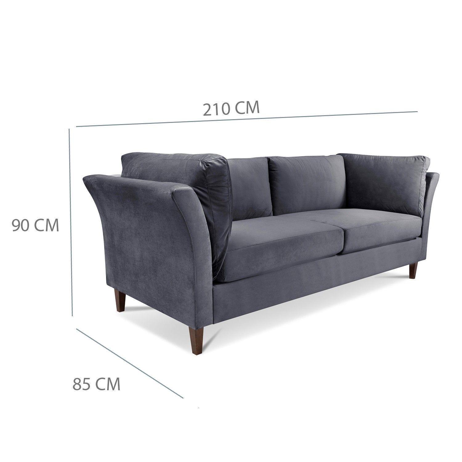 Sofá Certo 3 Cuerpos Gris-1