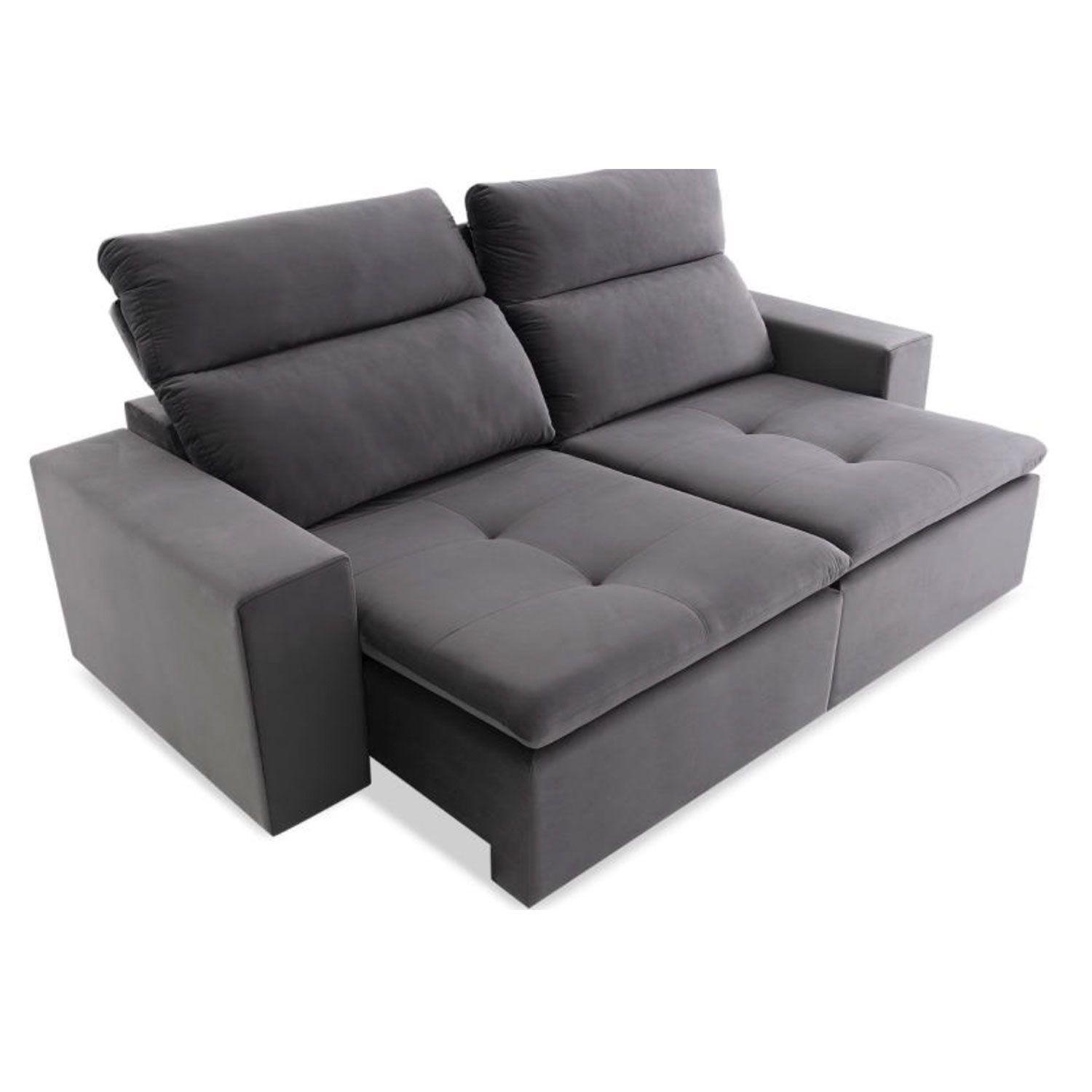 Sofá Massimo Reclinable Divano Gris-3