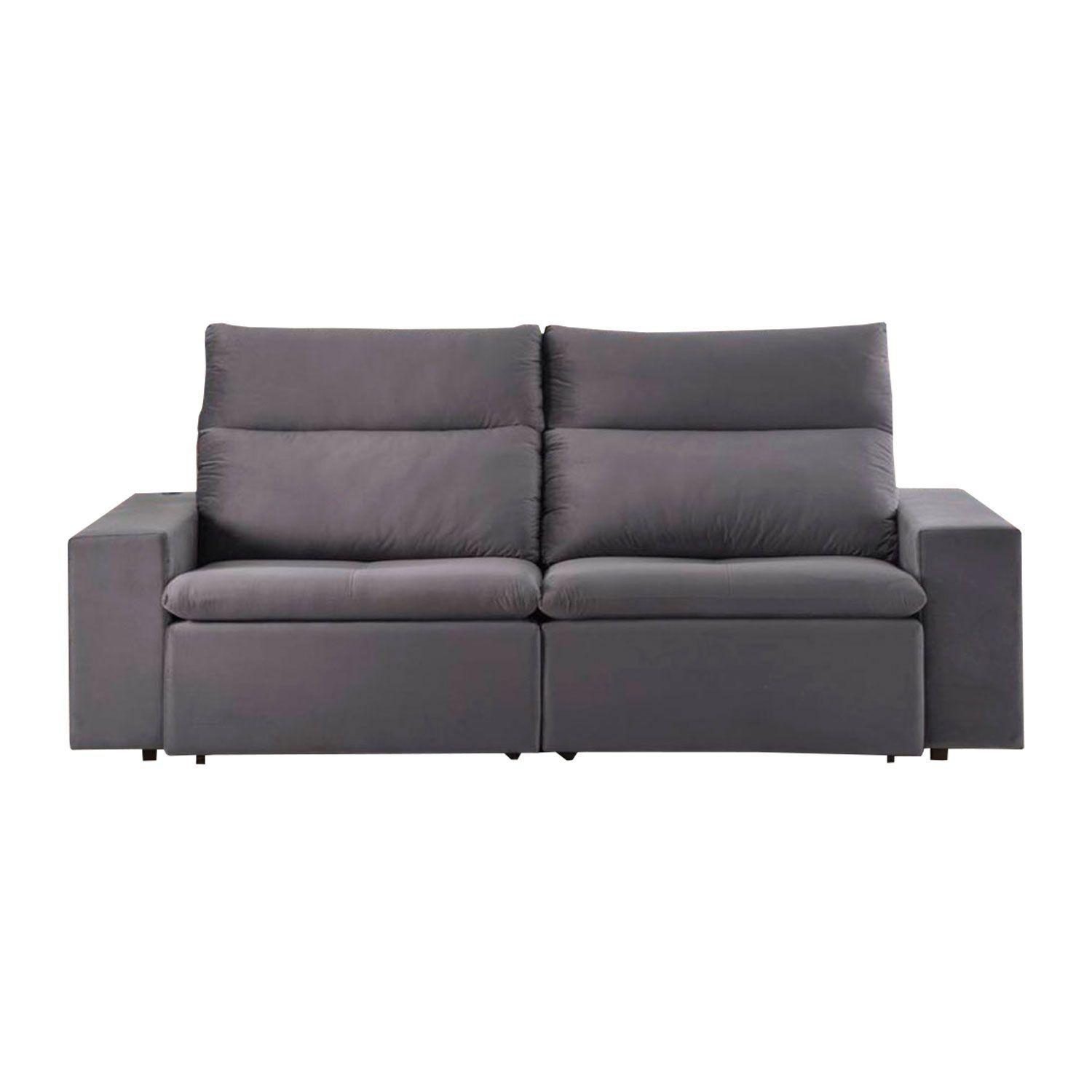 Sofá Massimo Reclinable Divano Gris-0