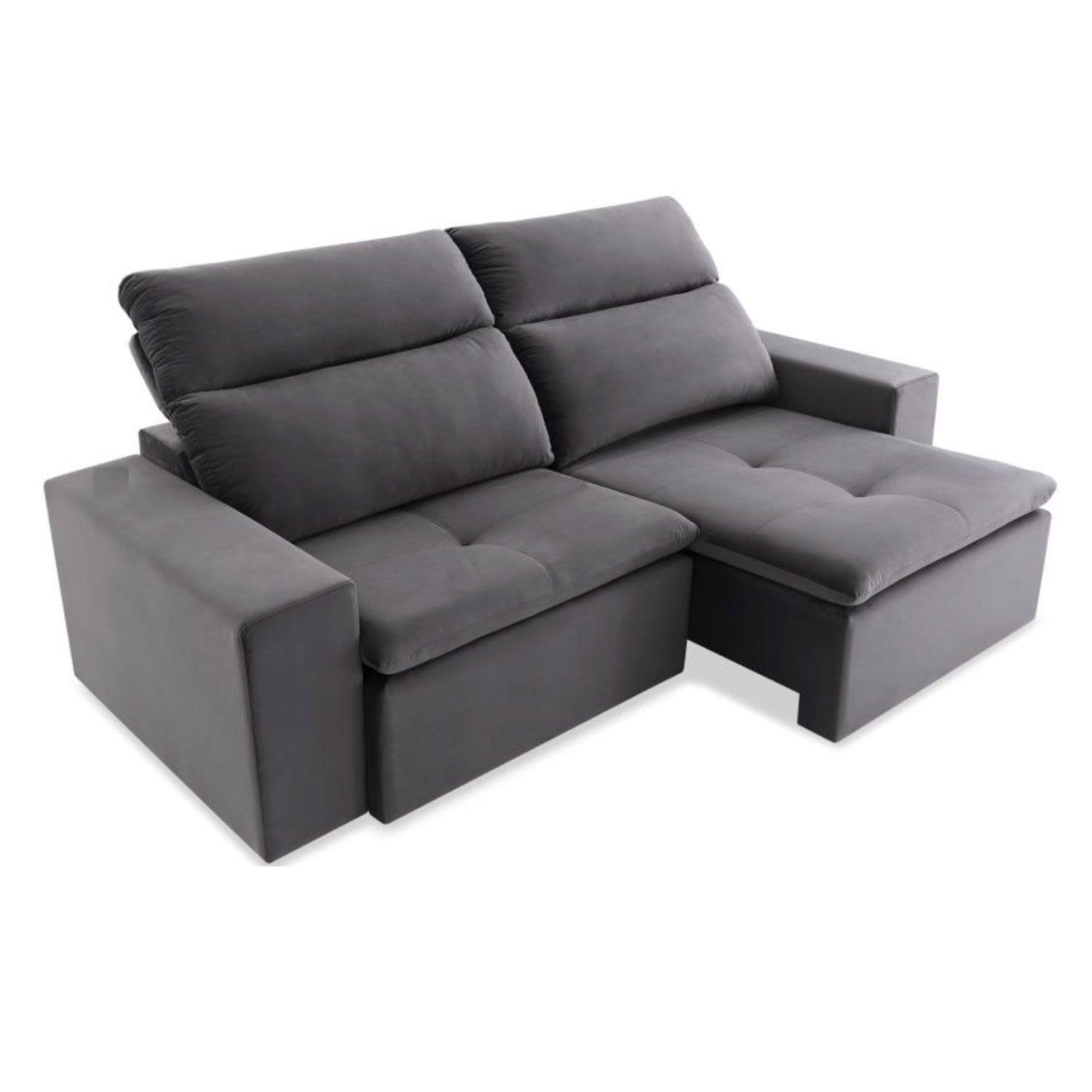 Sofá Massimo Reclinable Divano Gris-2