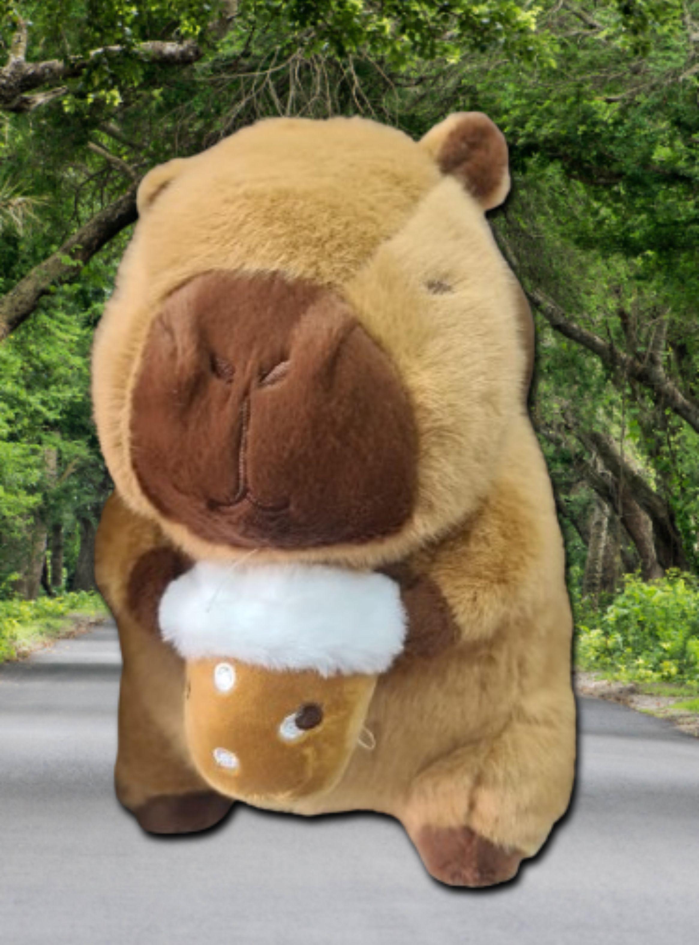 PELUCHE CAPIBARA BELLOTA 23 CM TERNO HERMOSO AMIGABLE-2