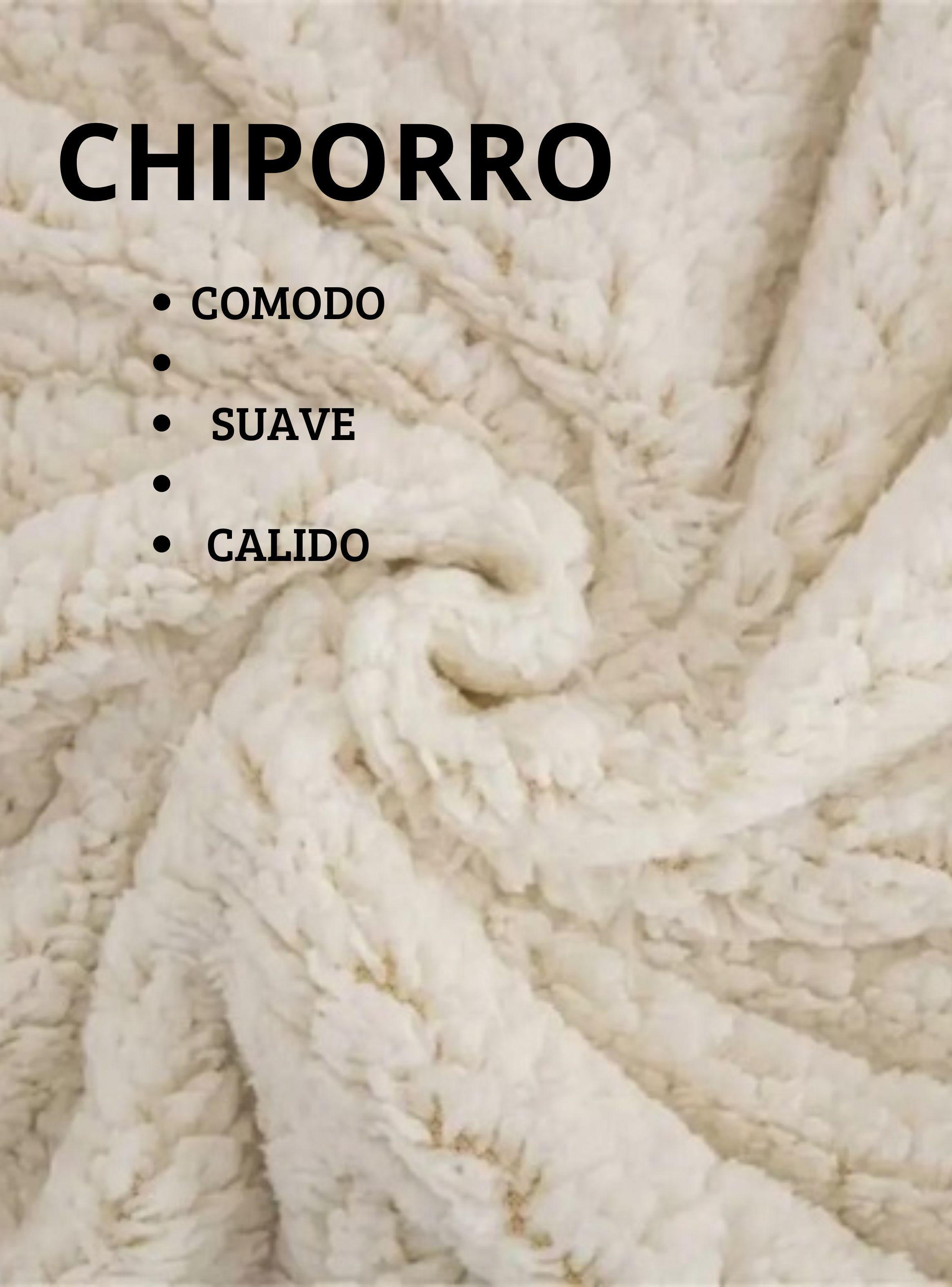 PLUMON PELUDO 2 PLAZA CON CHIPORRO SUAVE Y CALIDO QUITA FRIO-2