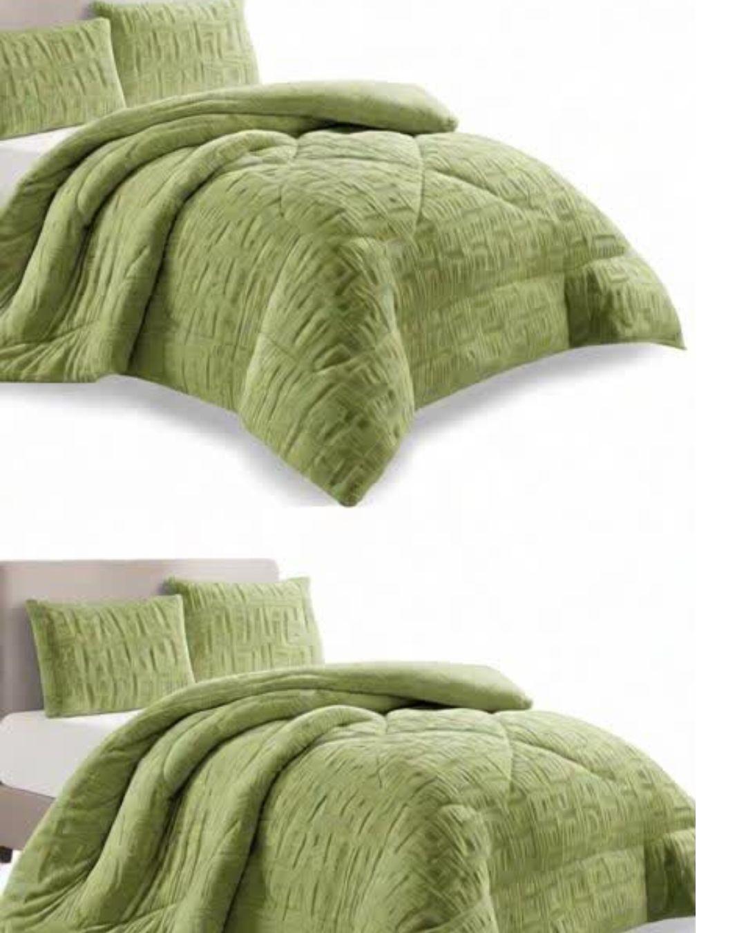 Cobertores elegantes de invierno texturizado con chiporro 2.PLAZAS TF.-2