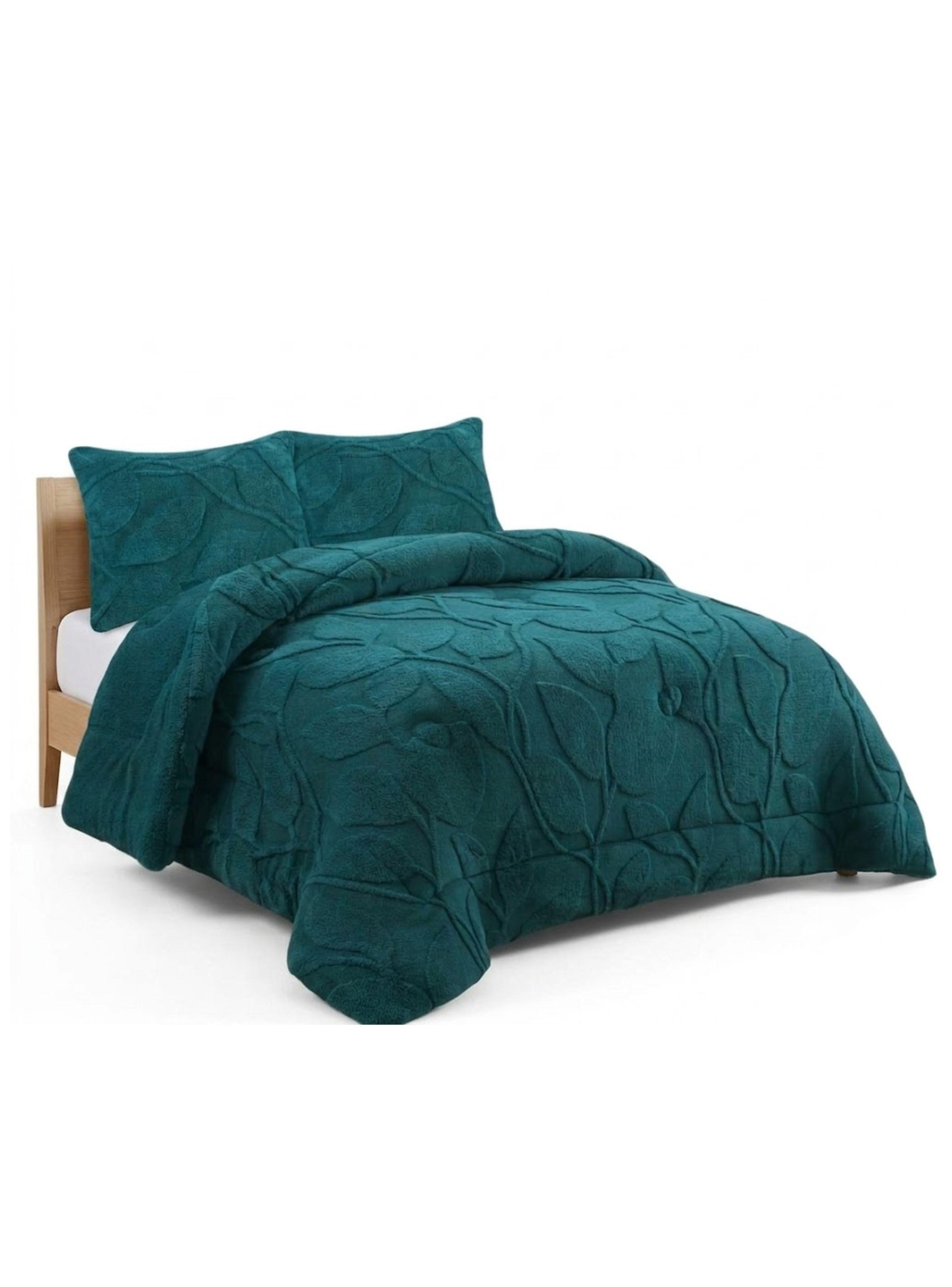 Cobertores de inverno texturizado hojas con chiporro 2.P TF-2