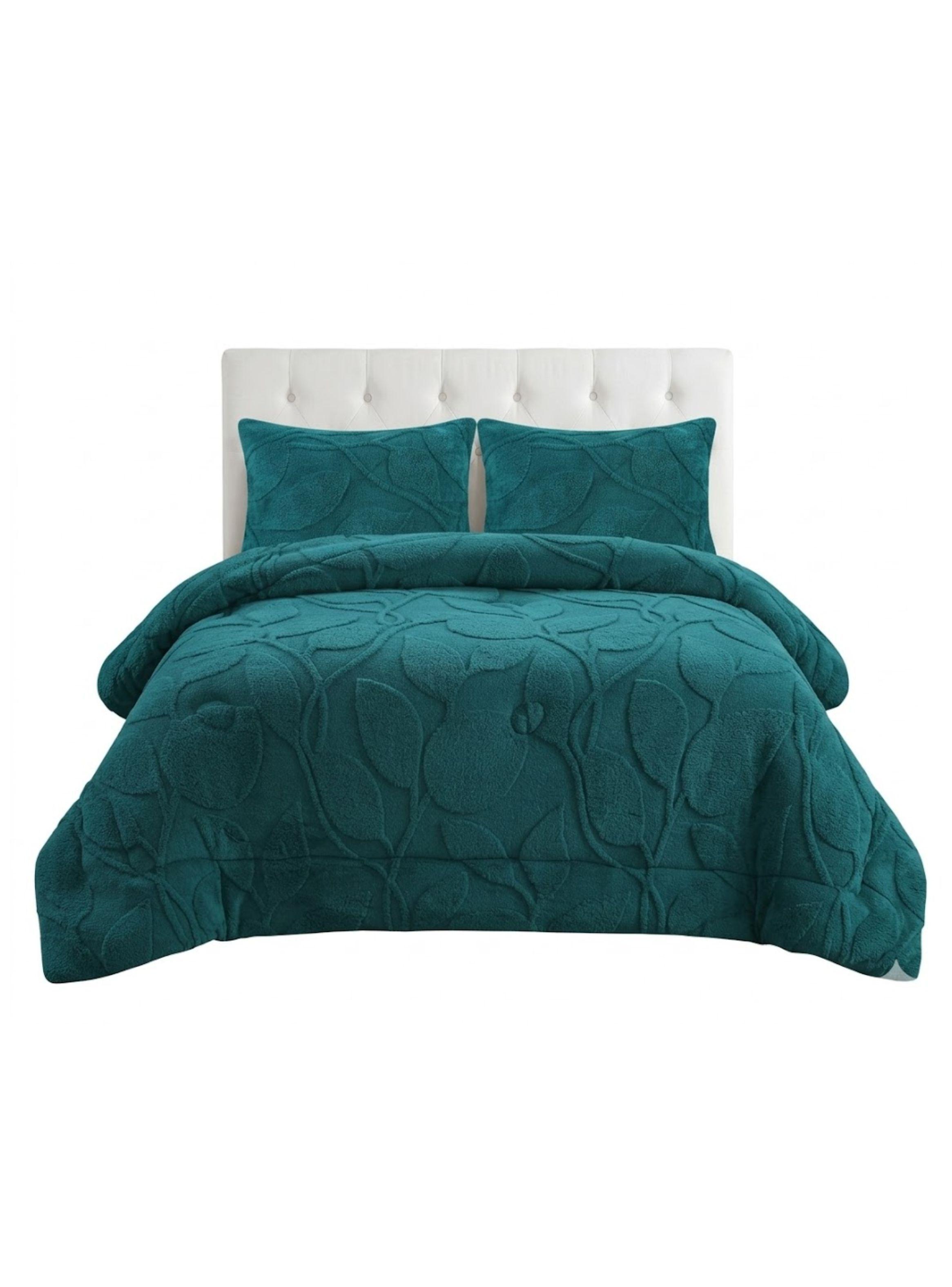 Cobertores de inverno texturizado hojas con chiporro 2.P TF-3