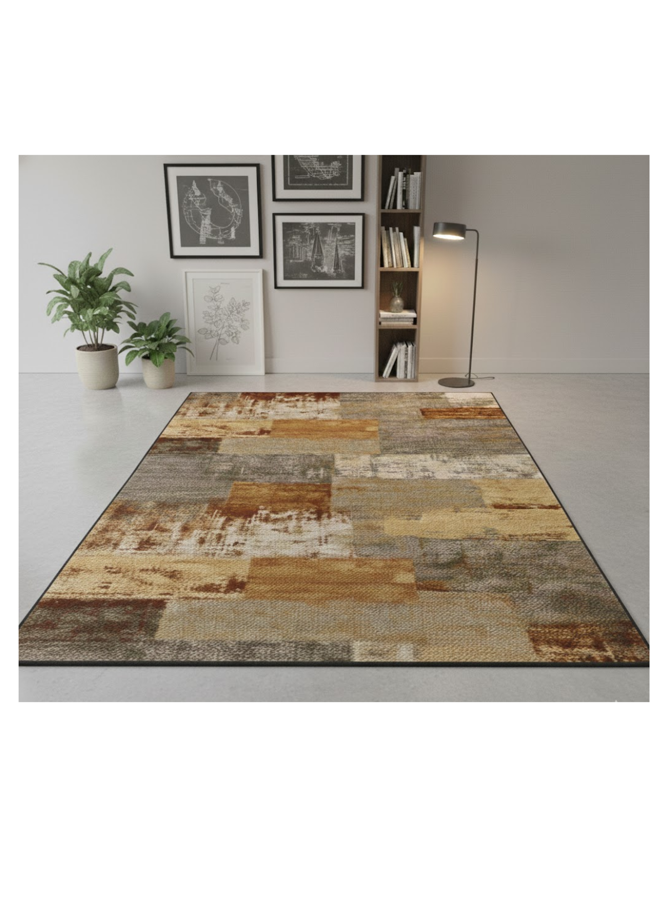 ALFOMBRA DECORATIVA 160X200 DISEÑOS ELEGANTES, MODERNOS JUVENILES WYM -2