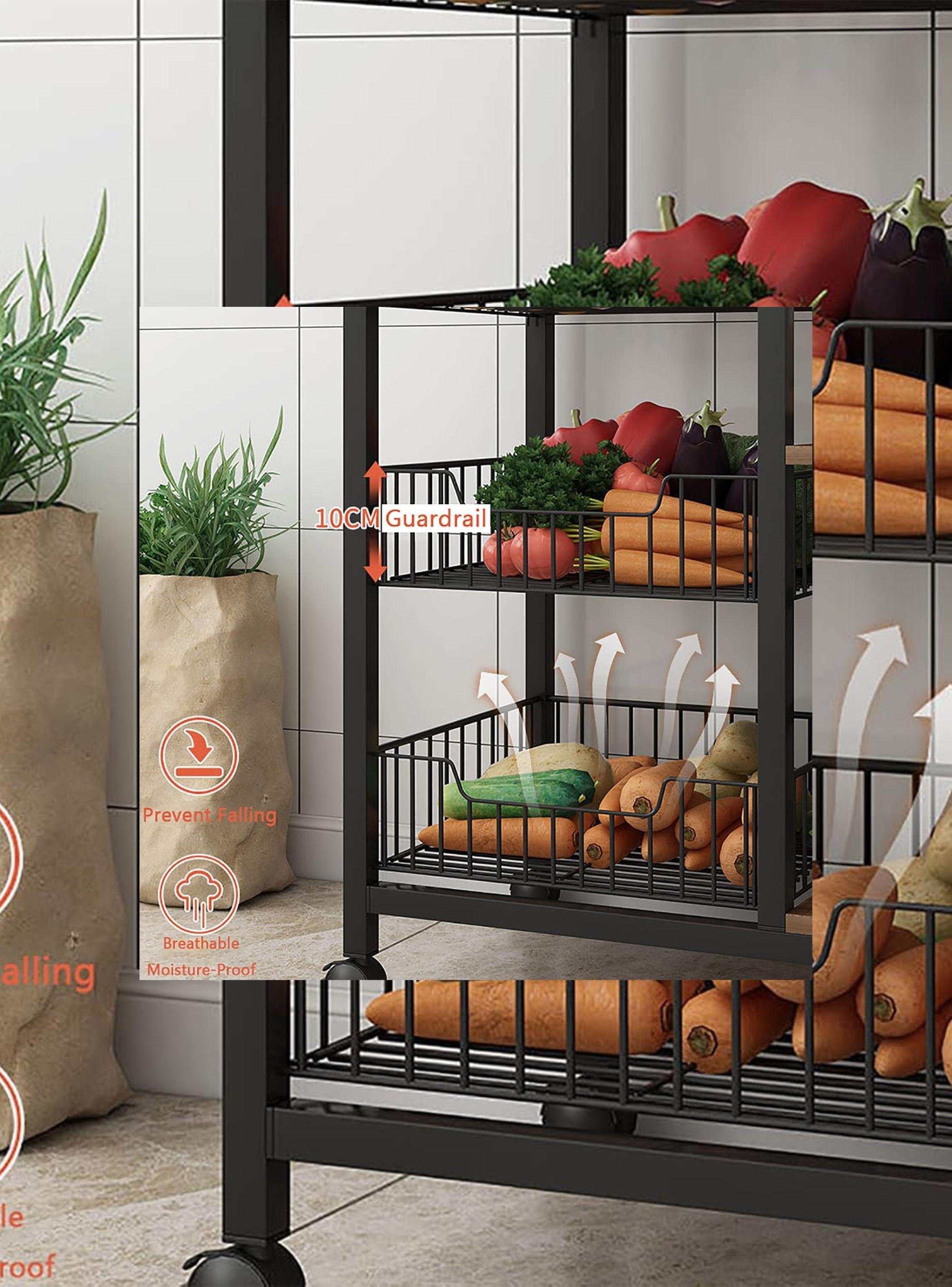 Mueble Organizador Cocina Estante Horno Microondas Despensa GSOL-4