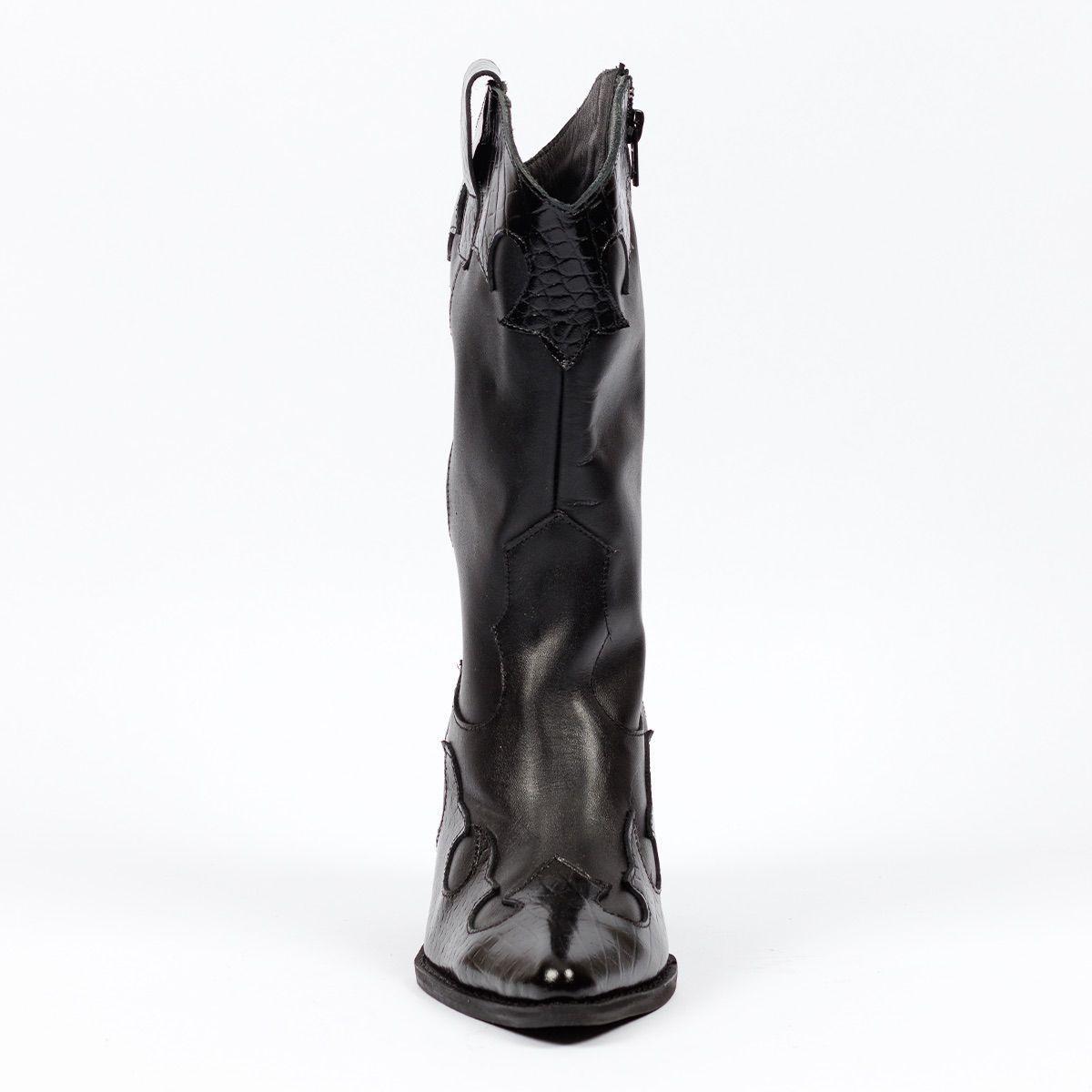 Bota Kansas Negro/Caiman Negro-2