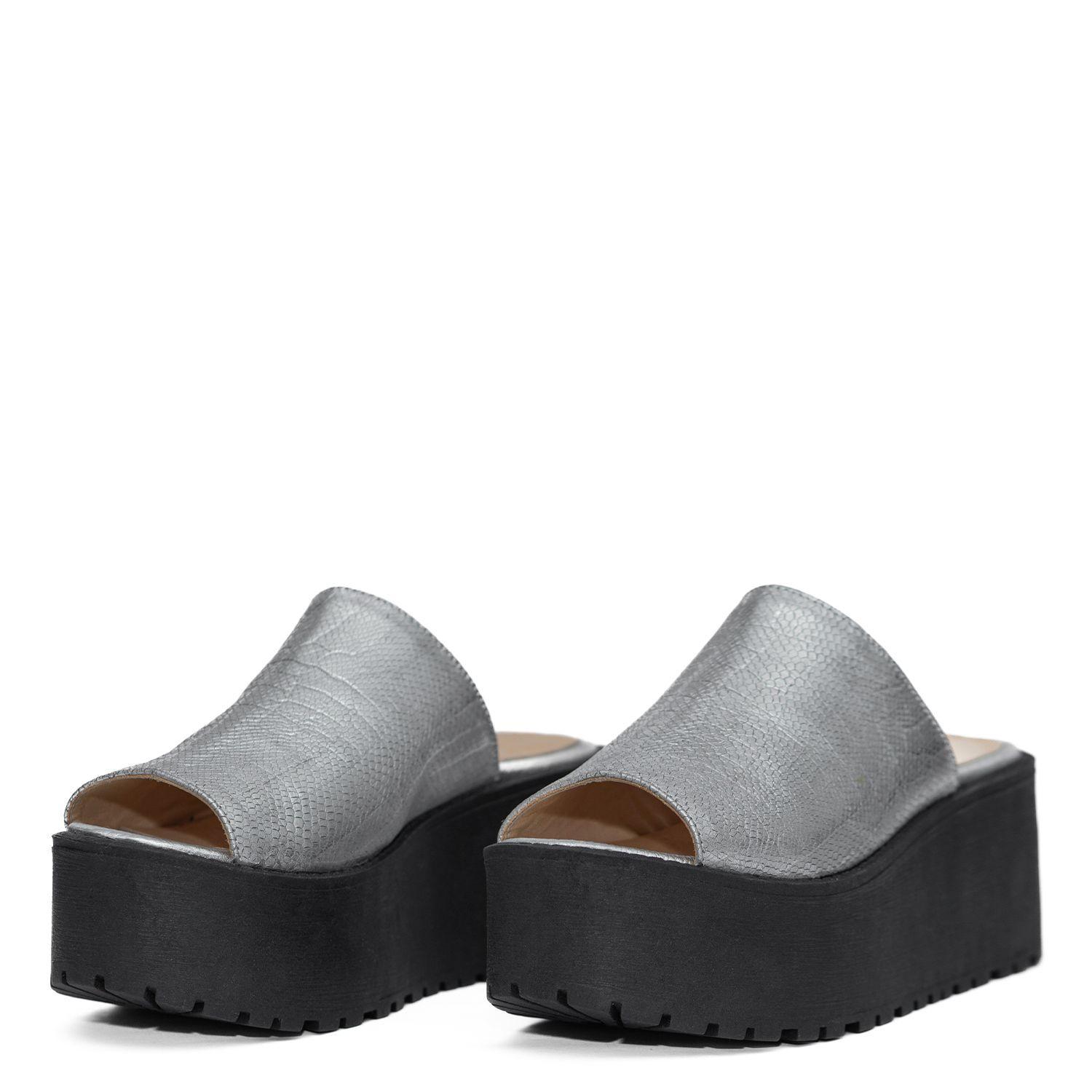 Sandalias Praga Plateado-0