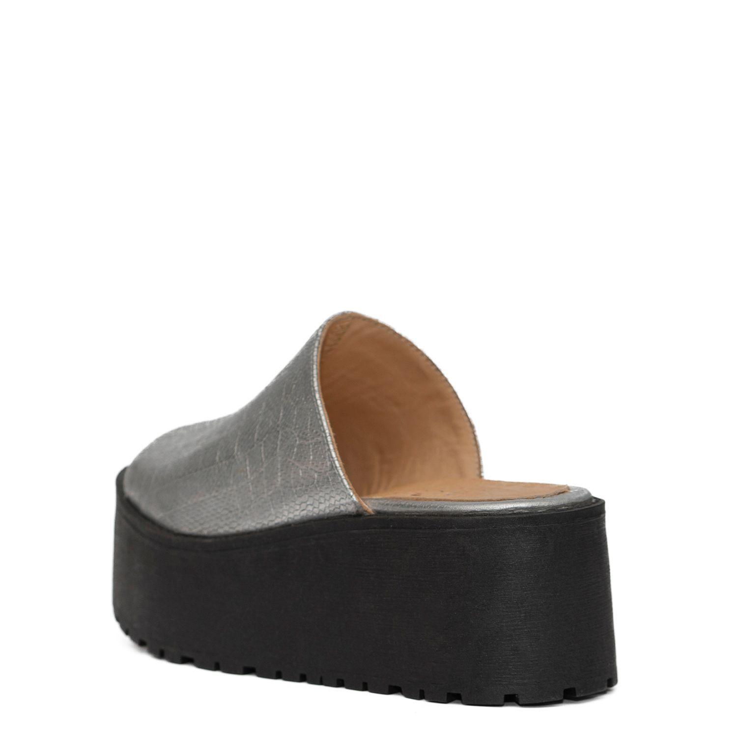 Sandalias Praga Plateado-1