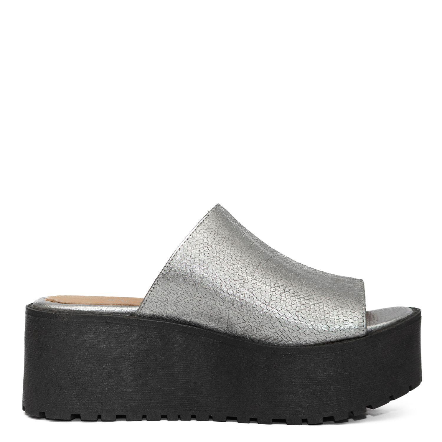 Sandalias Praga Plateado-2