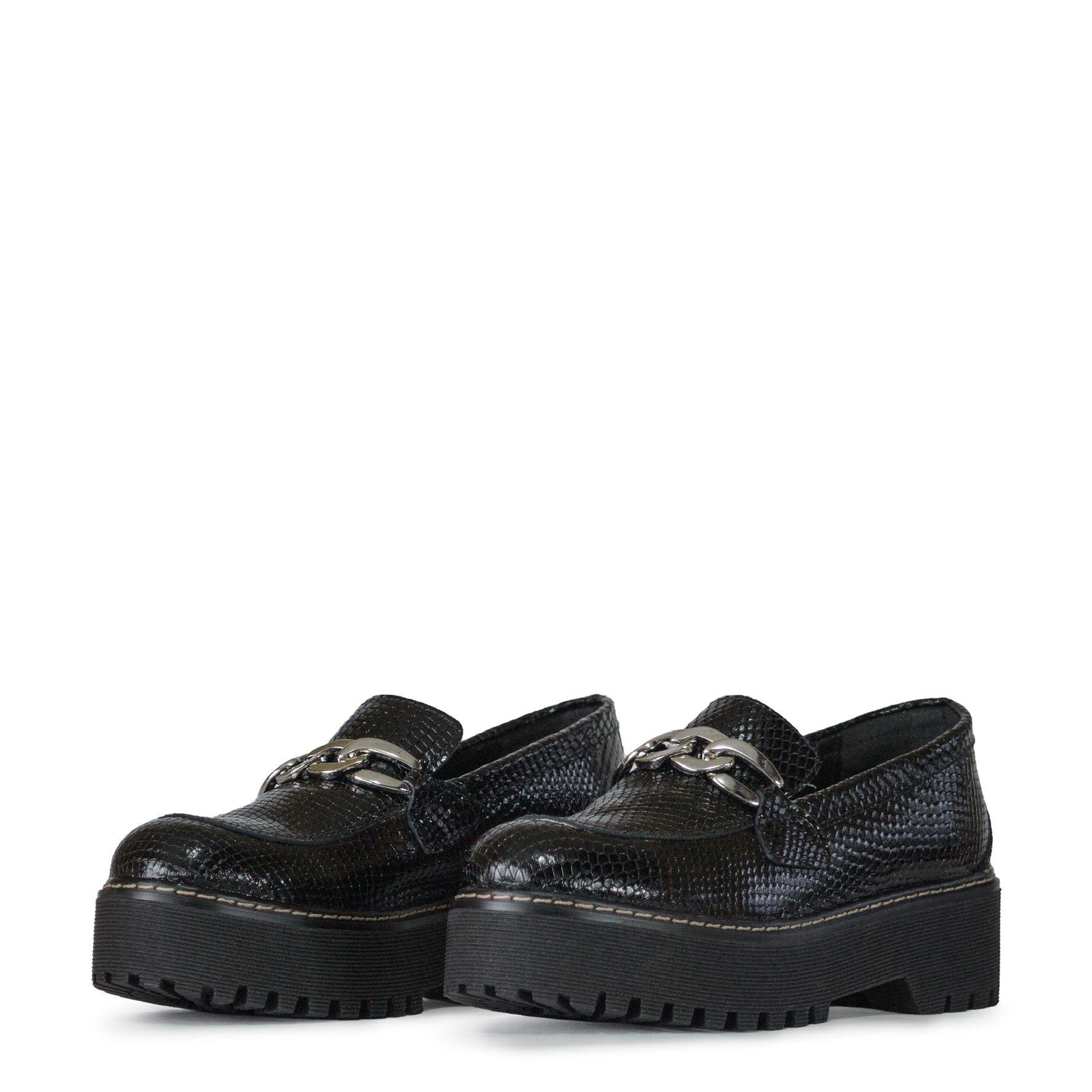 Mocasines Romina Pitón Charol-0