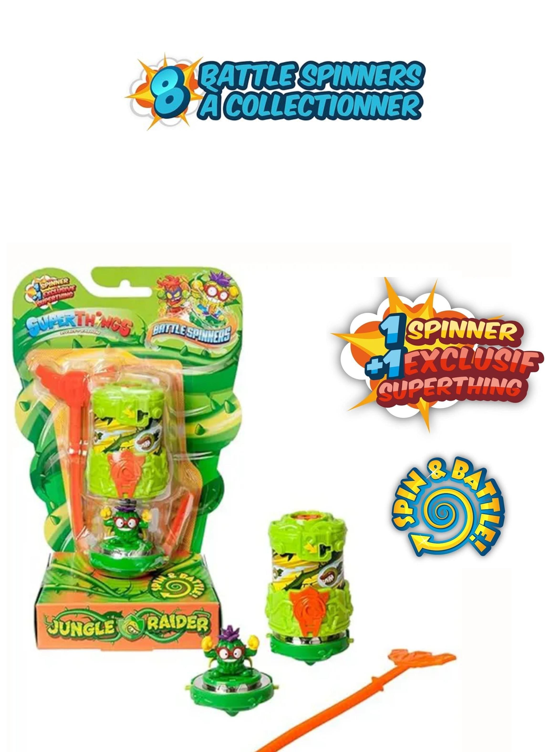 Superzings Battle Spinner Trompo Figura Exclusiva Superthings-3