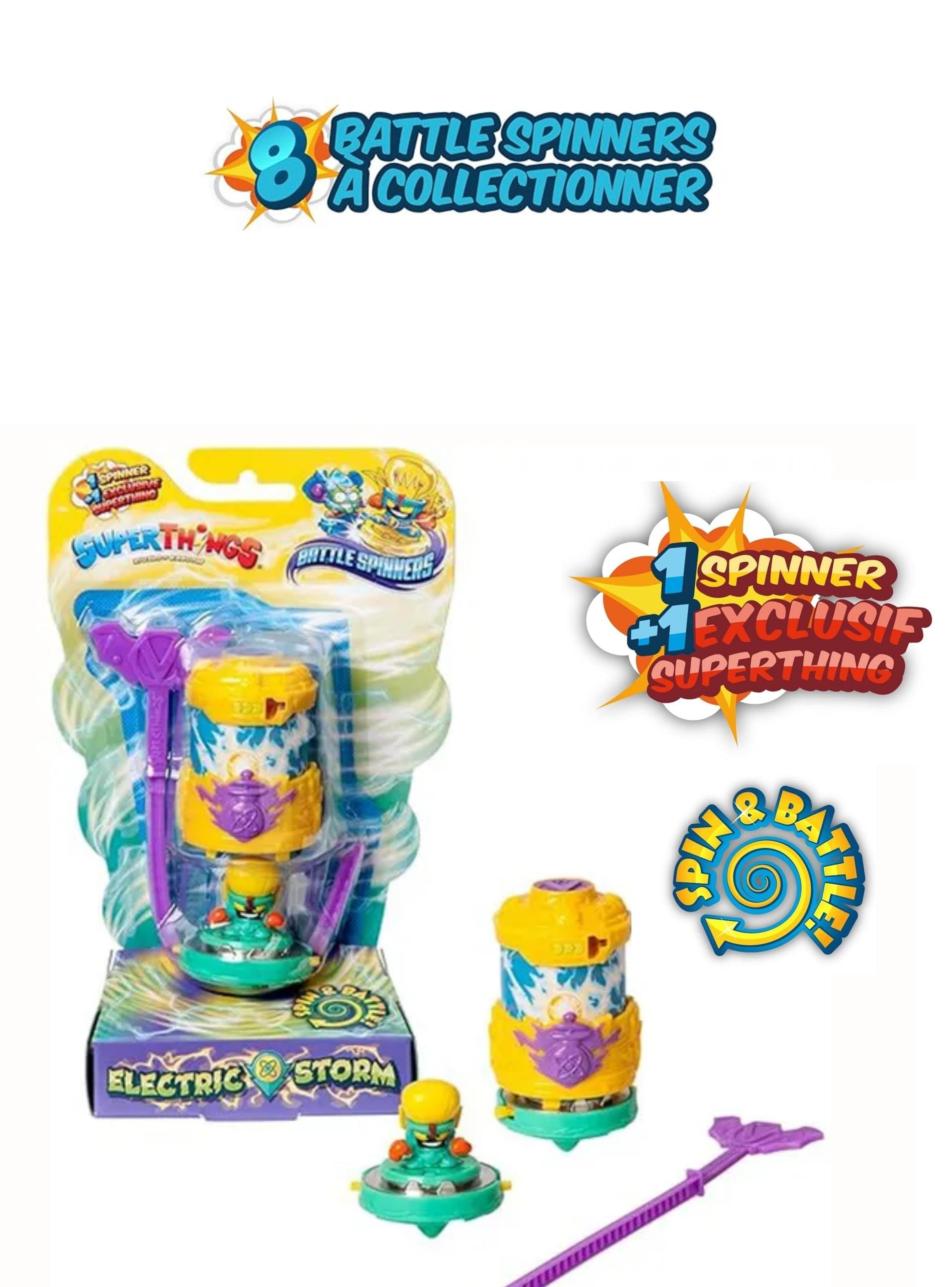 Superzings Battle Spinner Trompo Figura Exclusiva Superthings-4