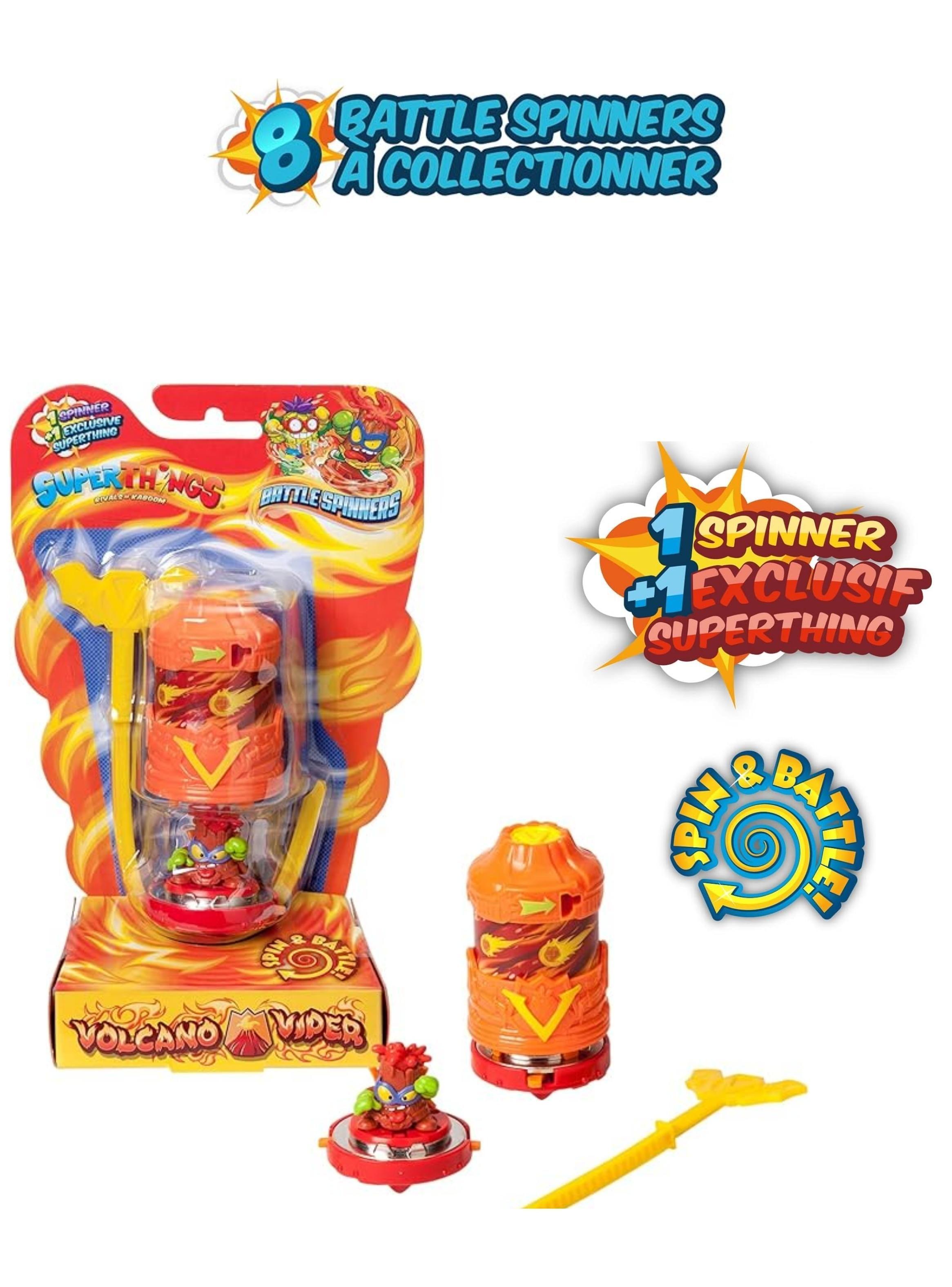 Superzings Battle Spinner Trompo Figura Exclusiva Superthings-5