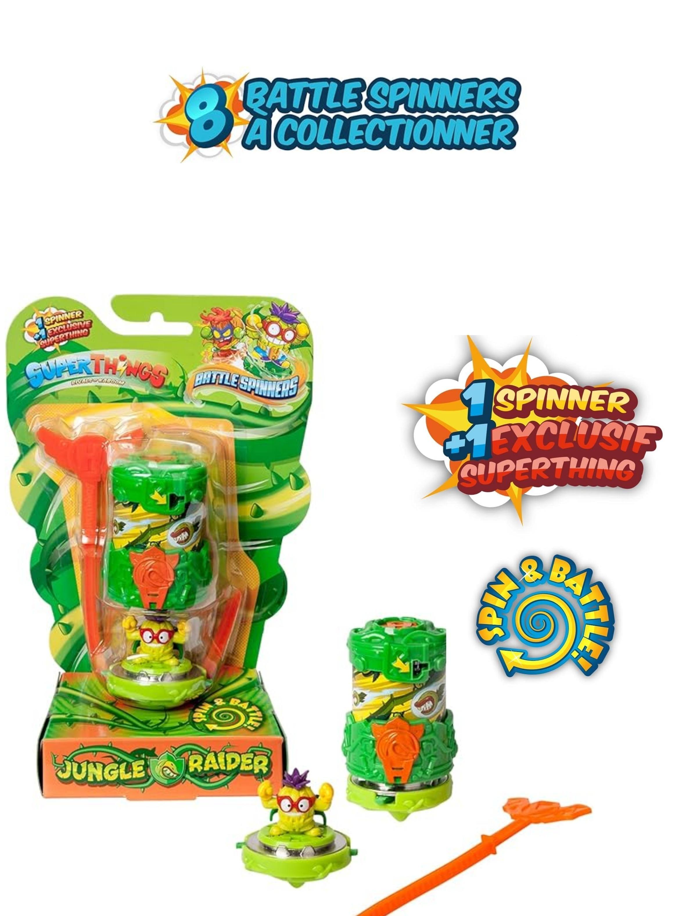 Superzings Battle Spinner Trompo Figura Exclusiva Superthings-7
