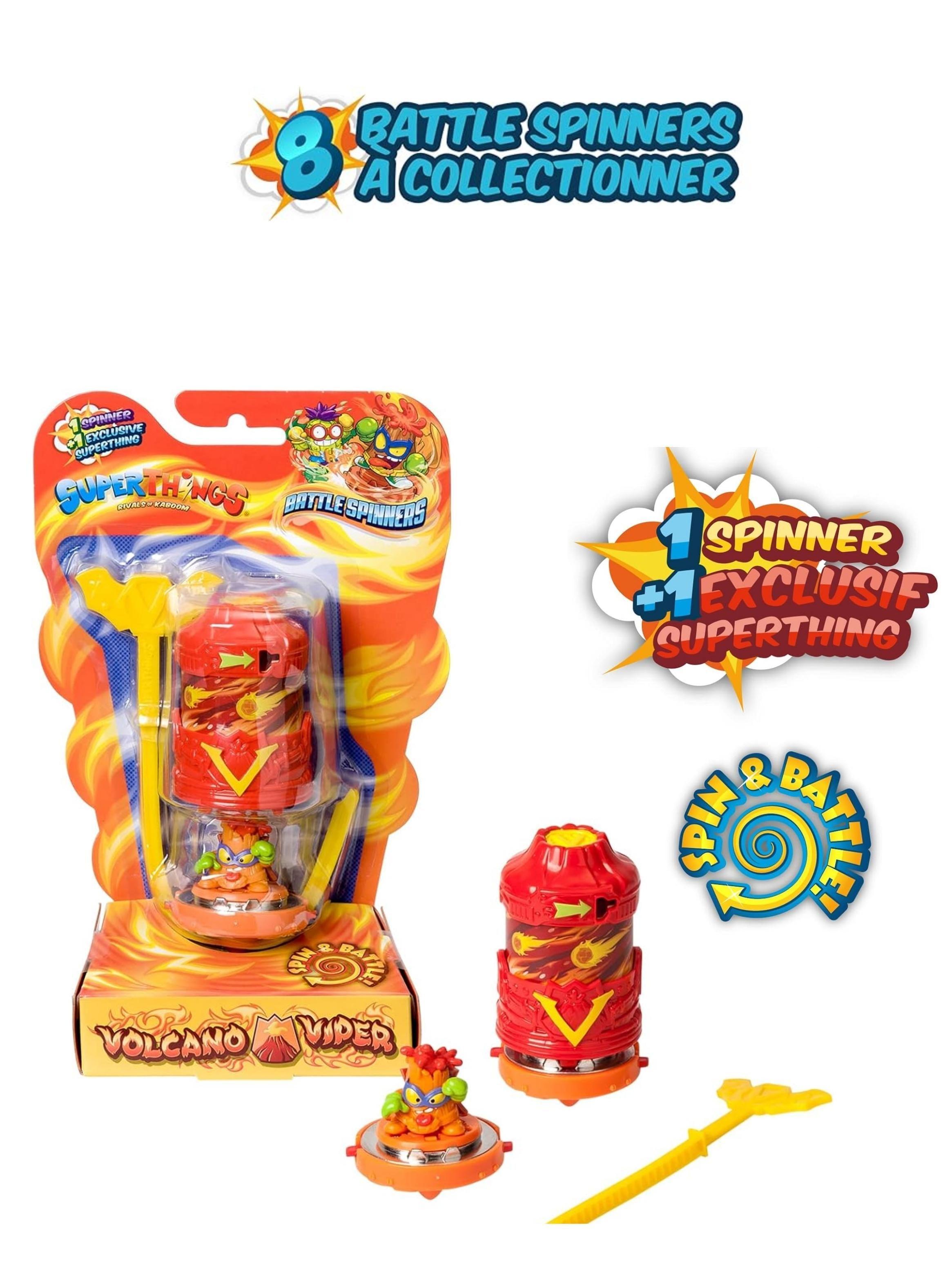Superzings Battle Spinner Trompo Figura Exclusiva Superthings-9