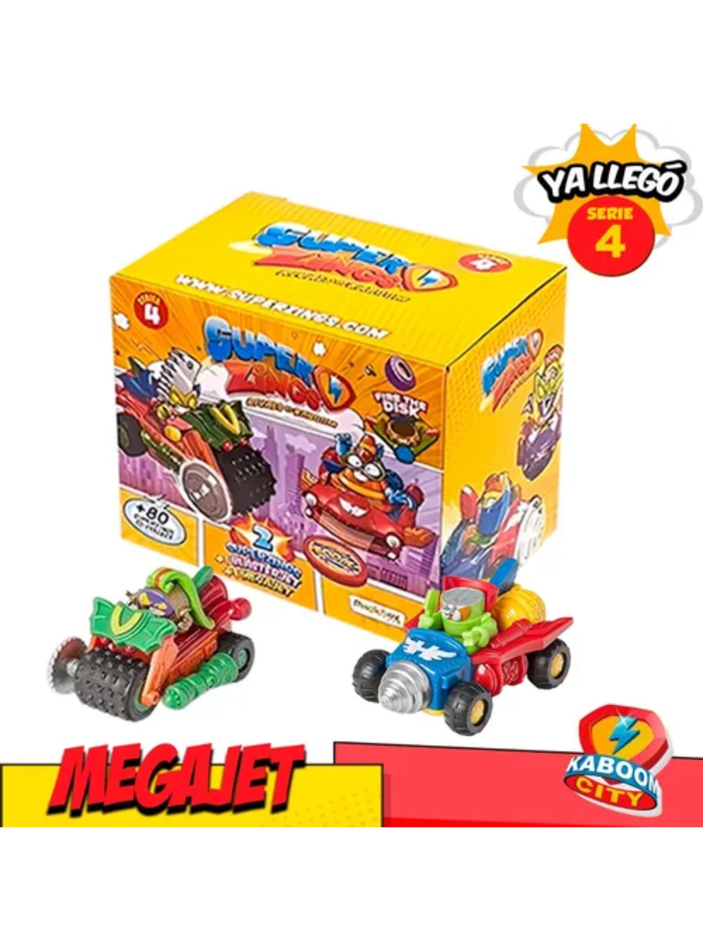 Superzings Caja 8 Megajet Set Completo Coleccionable Original Rivals of Kaboom-3