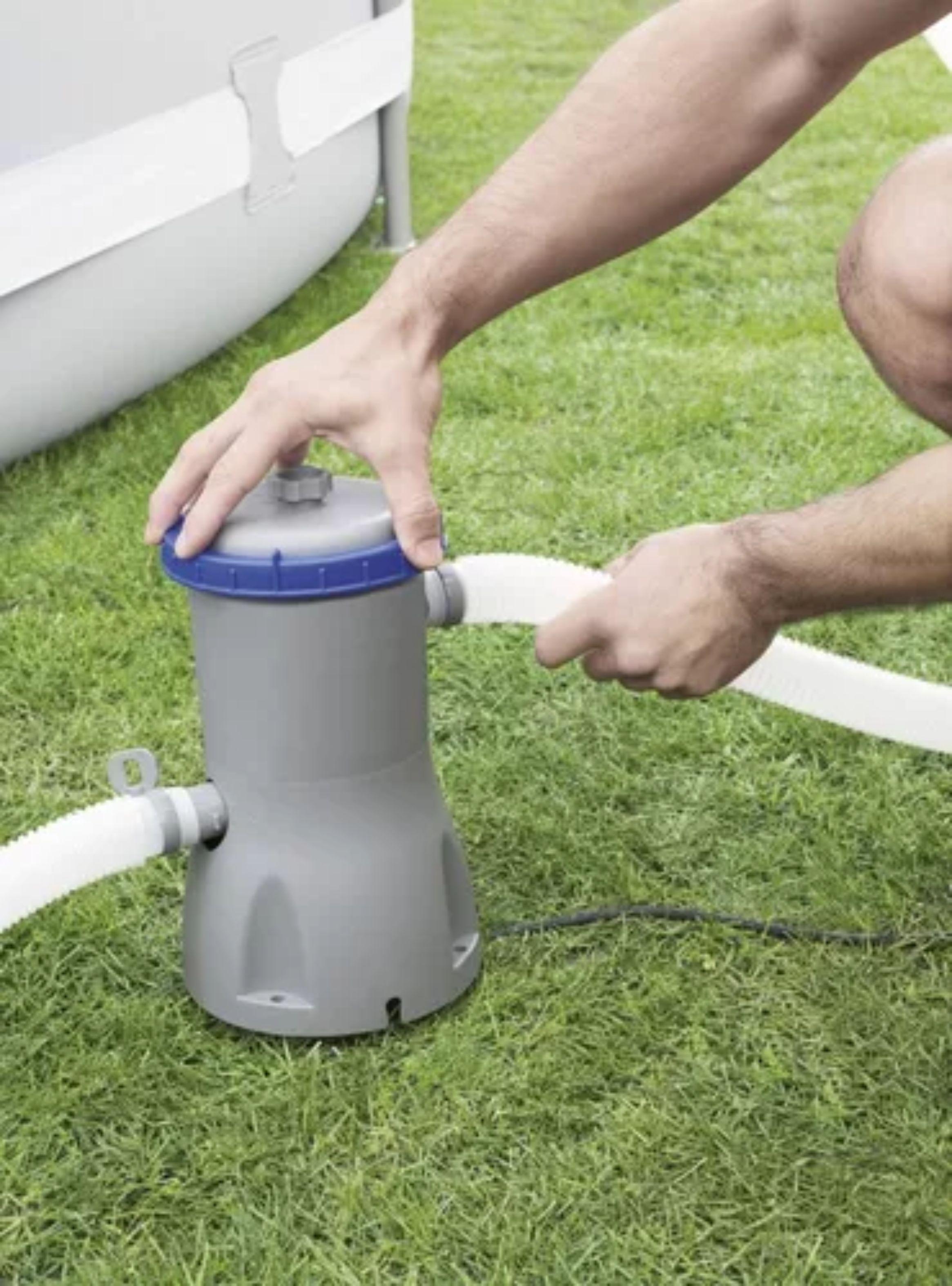 Bomba Para Piscina Estructural o Inflable Con Filtro -2