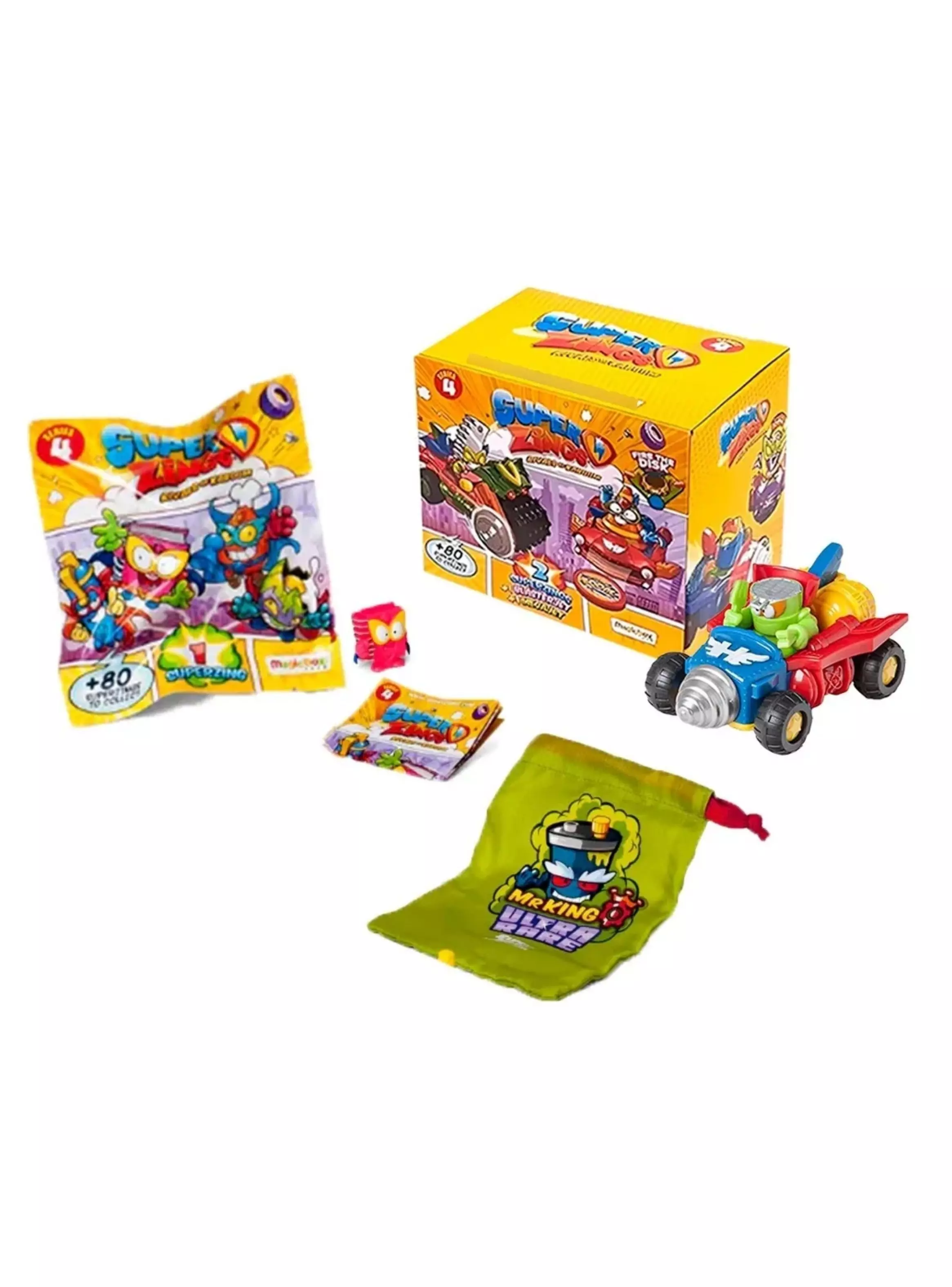 Superzings Serie 4 Pack Inicio Figuras Originales Rivals of kaboom-2
