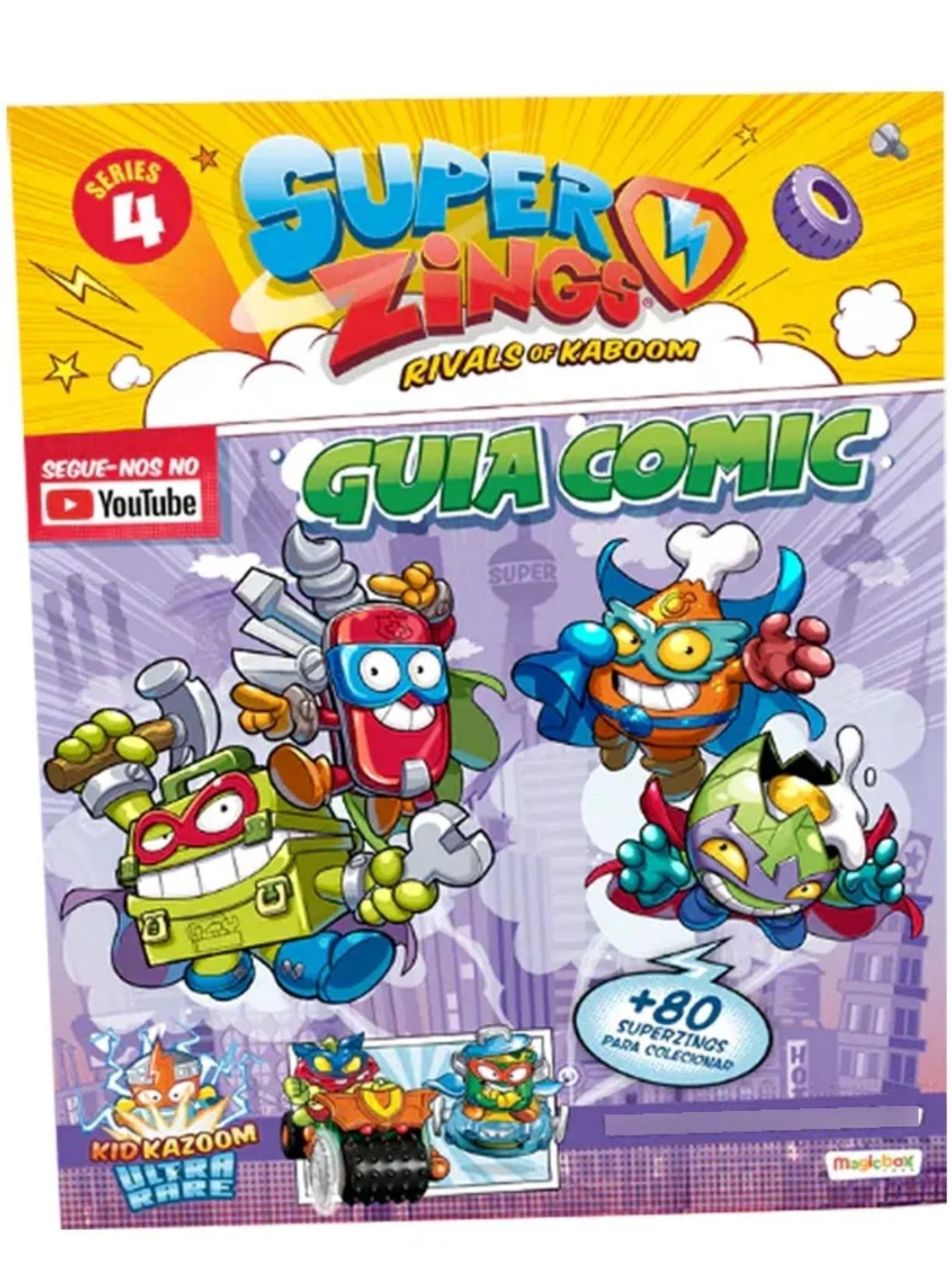 Superzings Serie 4 Pack Inicio Figuras Originales Rivals of kaboom-4