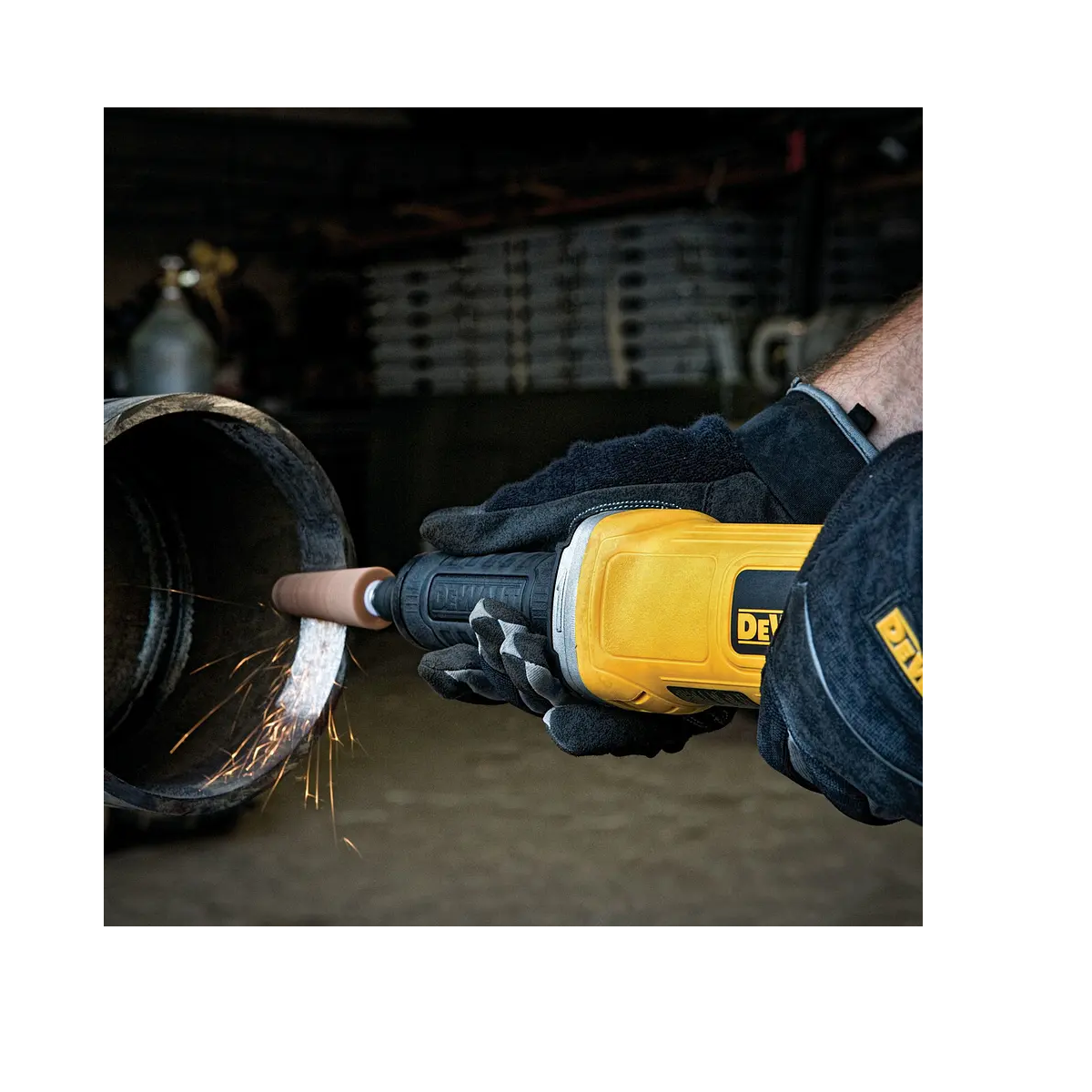 ESMERIL RECTO 450 W 220 V DEWALT DWE4887-B2-1