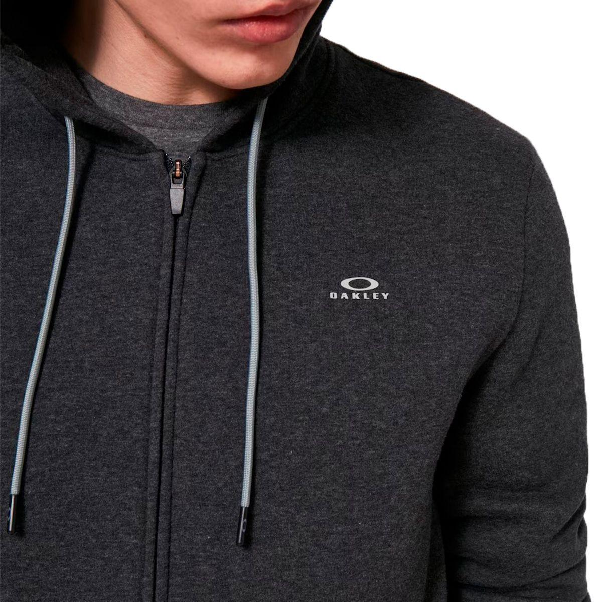 Polerón Oakley Relax Full Zip Hombre Gris Oscuro-6