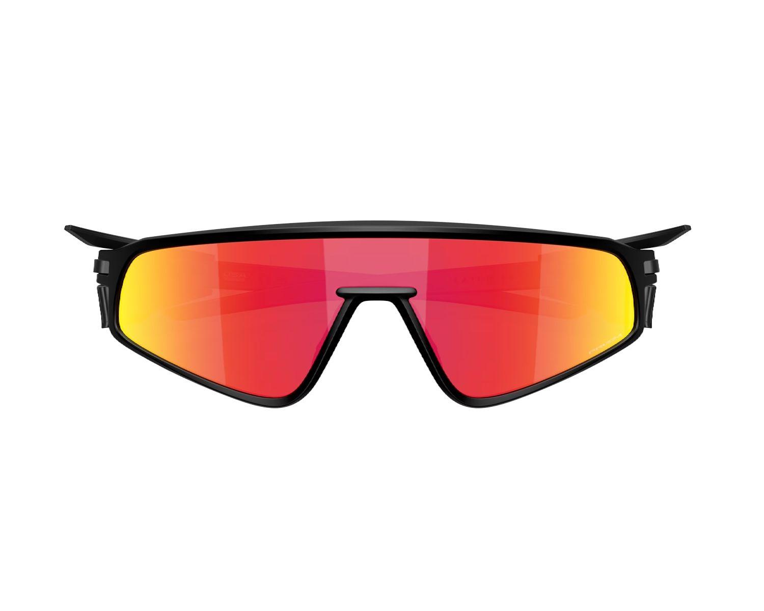 Lentes Oakley Latch Panel  Matte Black/Prizm Ruby-4