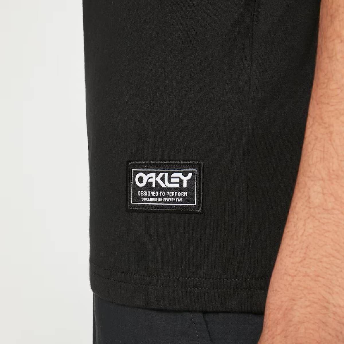 Polera Oakley Bobby B1B Patch Tee Hombre Negro-3
