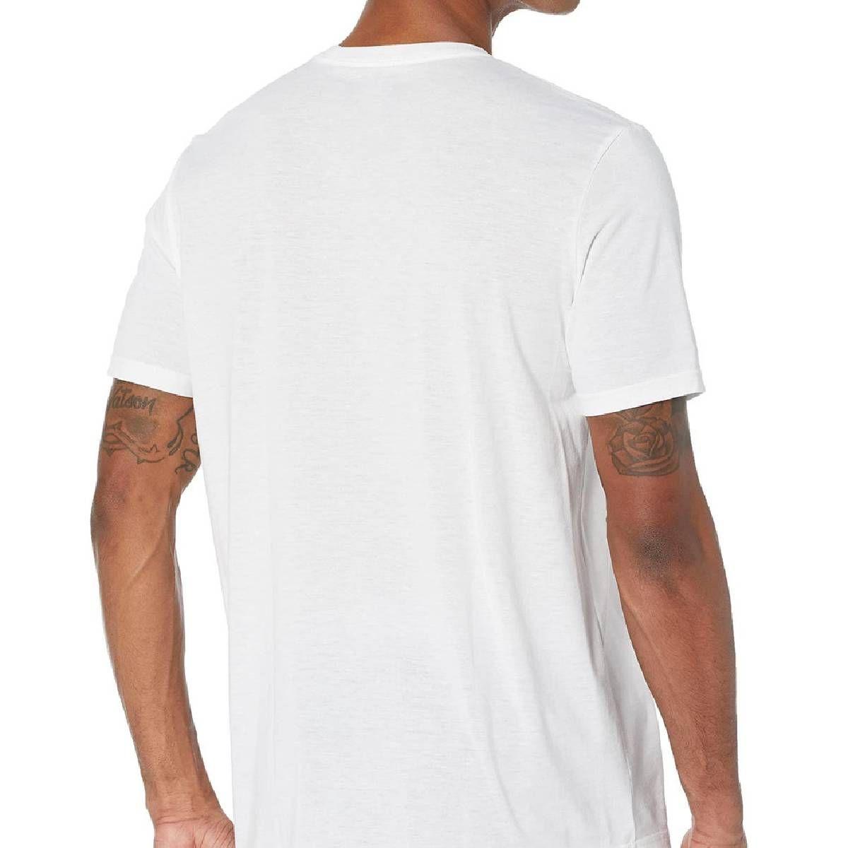 Polera Oakley O Bark Hombre Blanco-1