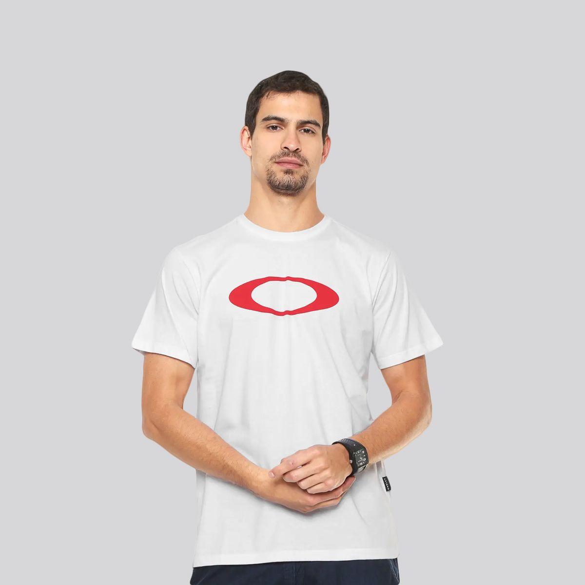 Polera Hombre O-Ellipse Oakley White-0
